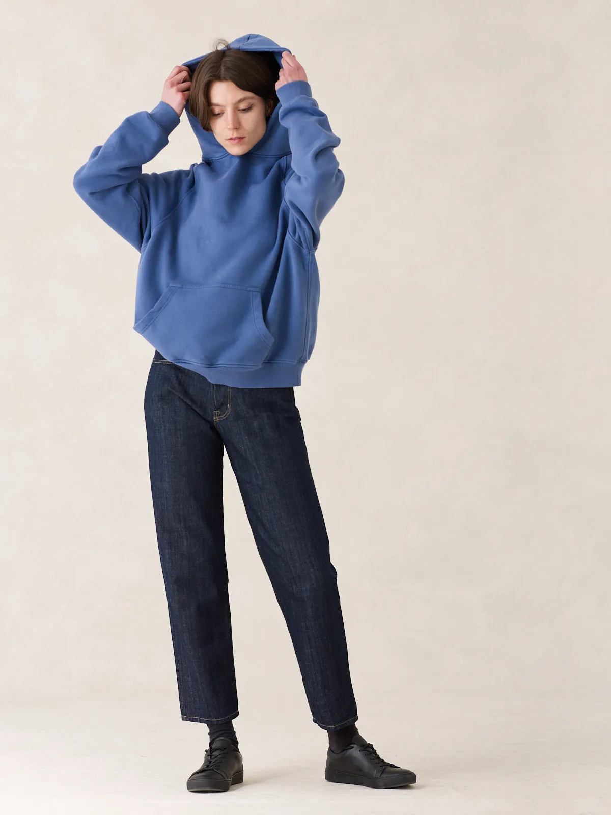 03 / Oftt Heavyweight Hooded Sweatshirt / Blue
