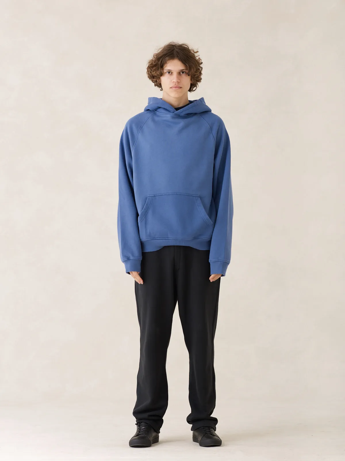 03 / Oftt Heavyweight Hooded Sweatshirt / Blue