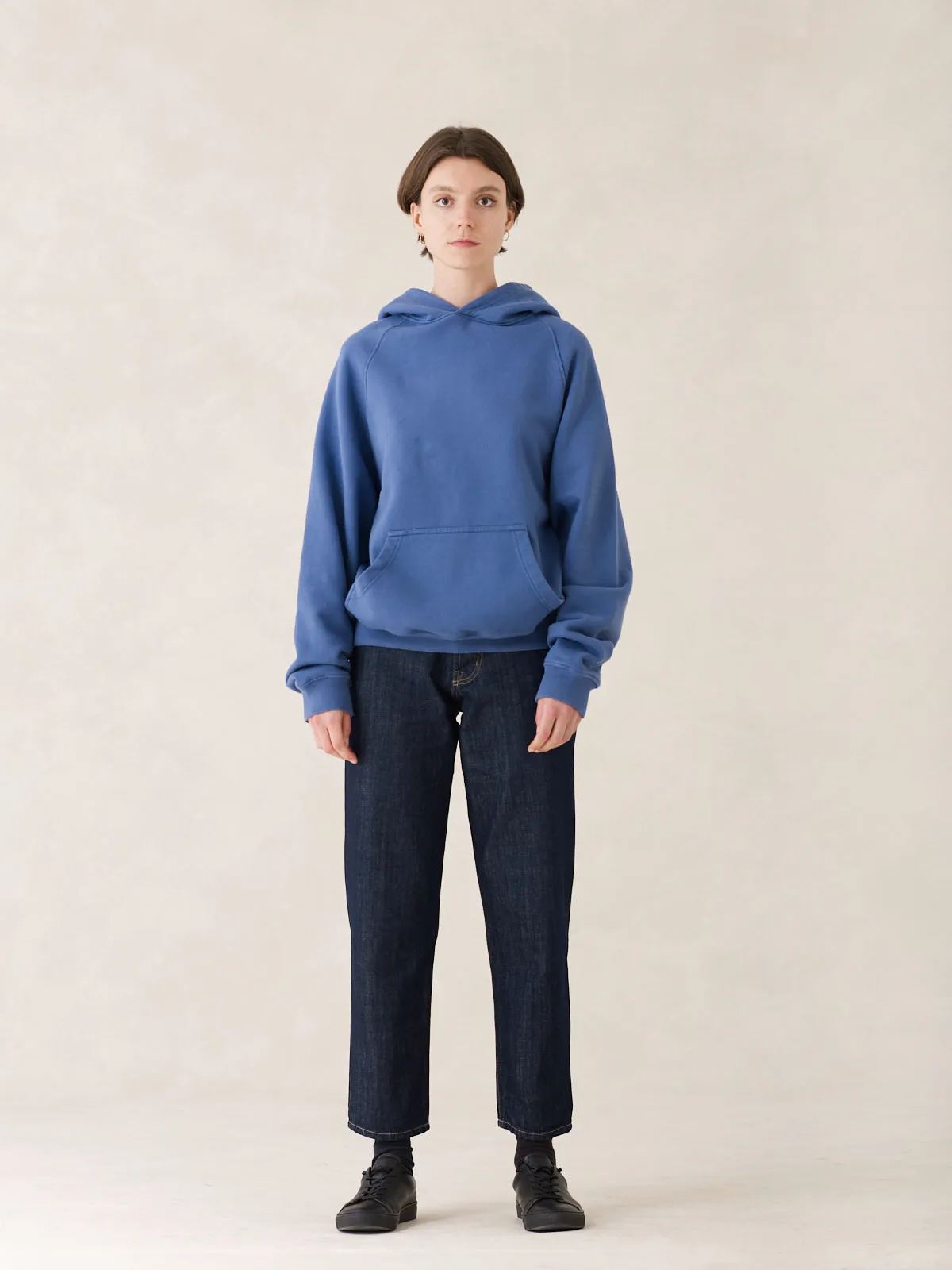 03 / Oftt Heavyweight Hooded Sweatshirt / Blue