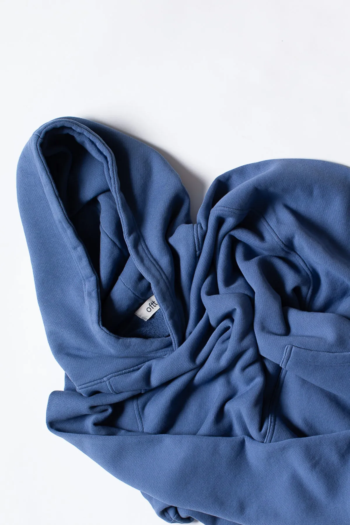 03 / Oftt Heavyweight Hooded Sweatshirt / Blue