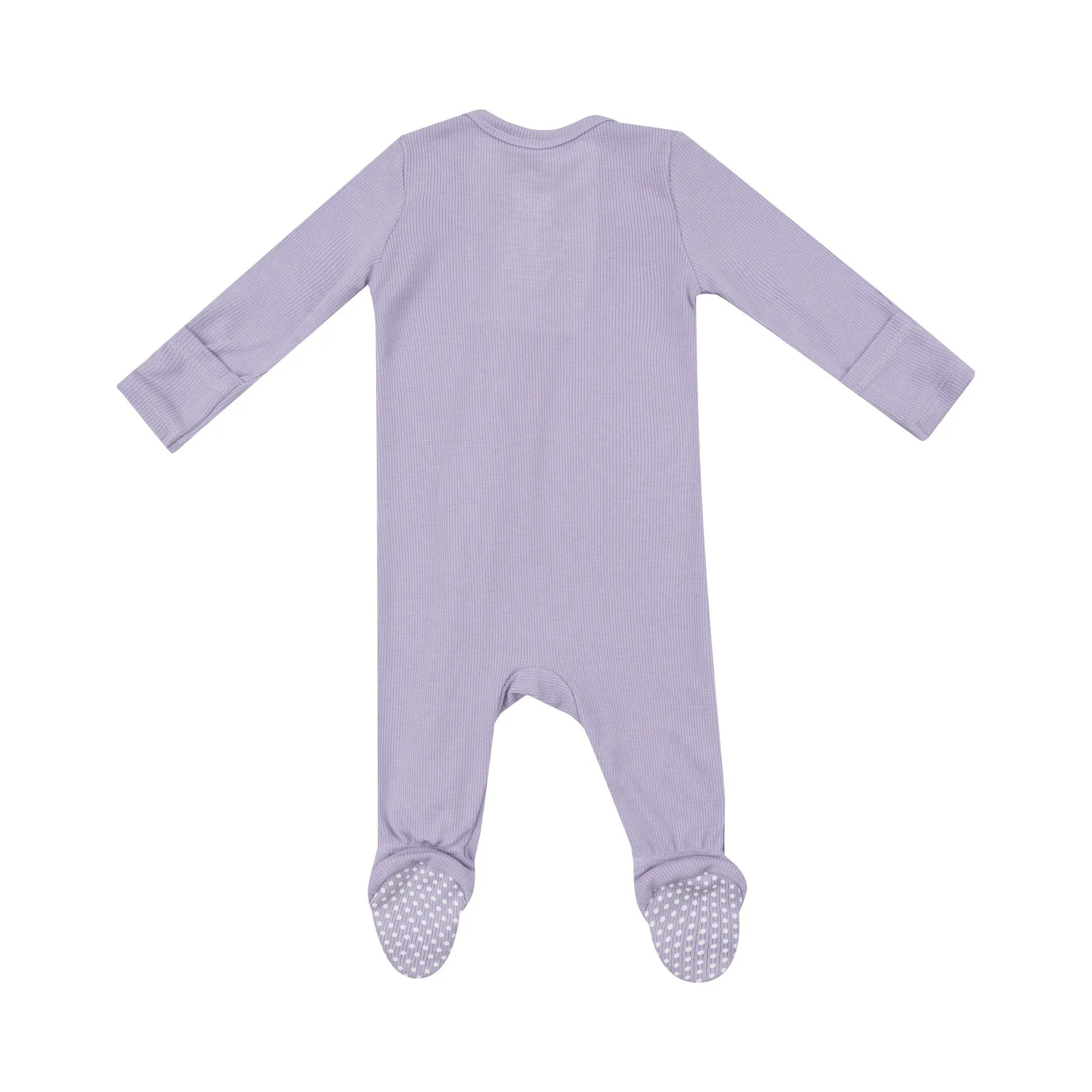 2 Way Zipper Footie - Solid Orchid Petal by Angel Dear