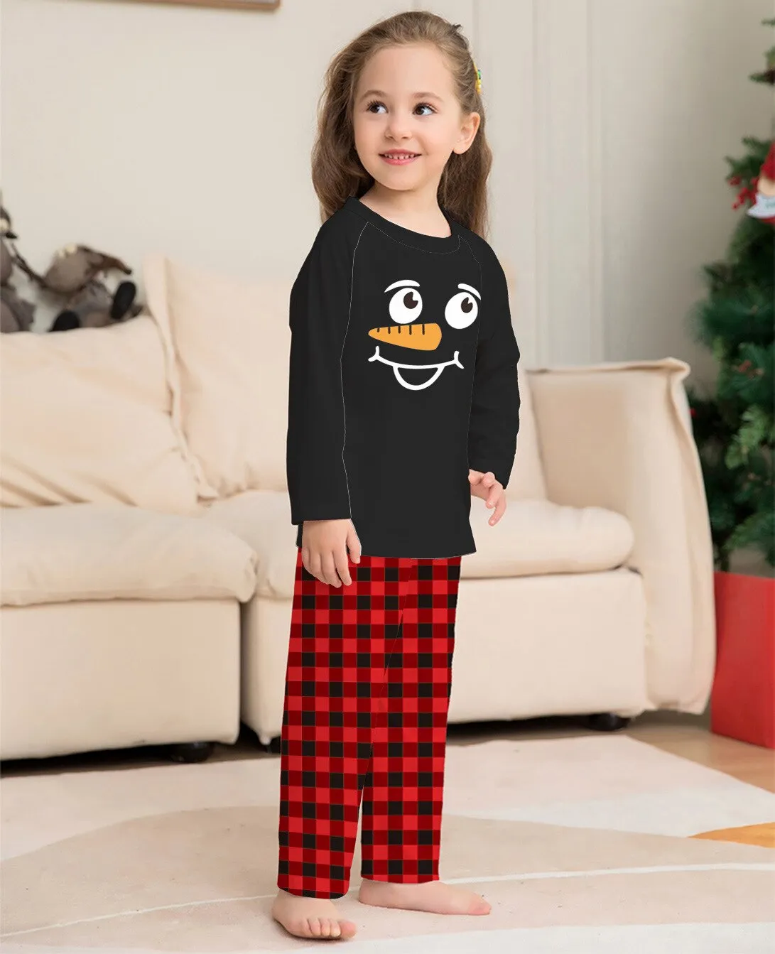 2023 Christmas Father Mother Kids Family Matching Pajamas Outfits Tops Pants Plaid Mommy Daughter Dad Son Xmas Pyjamas Clothes