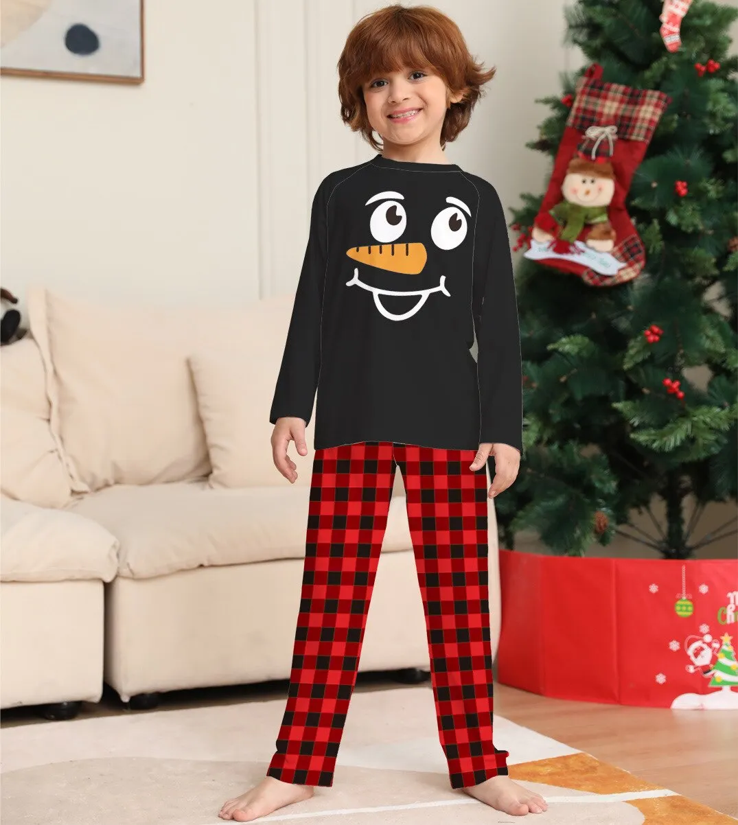 2023 Christmas Father Mother Kids Family Matching Pajamas Outfits Tops Pants Plaid Mommy Daughter Dad Son Xmas Pyjamas Clothes