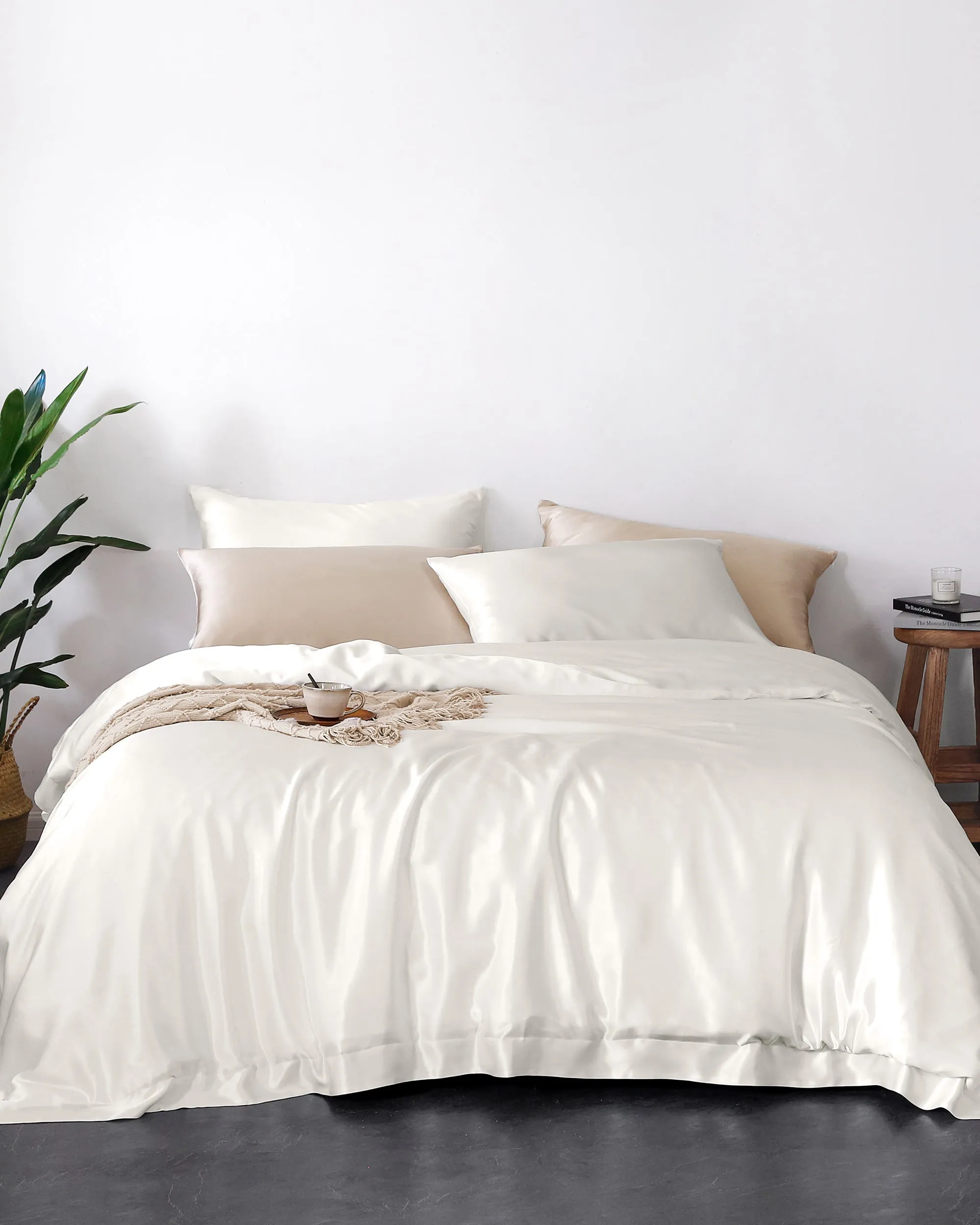 22 MM 3PCS Silk Duvet Cover Set