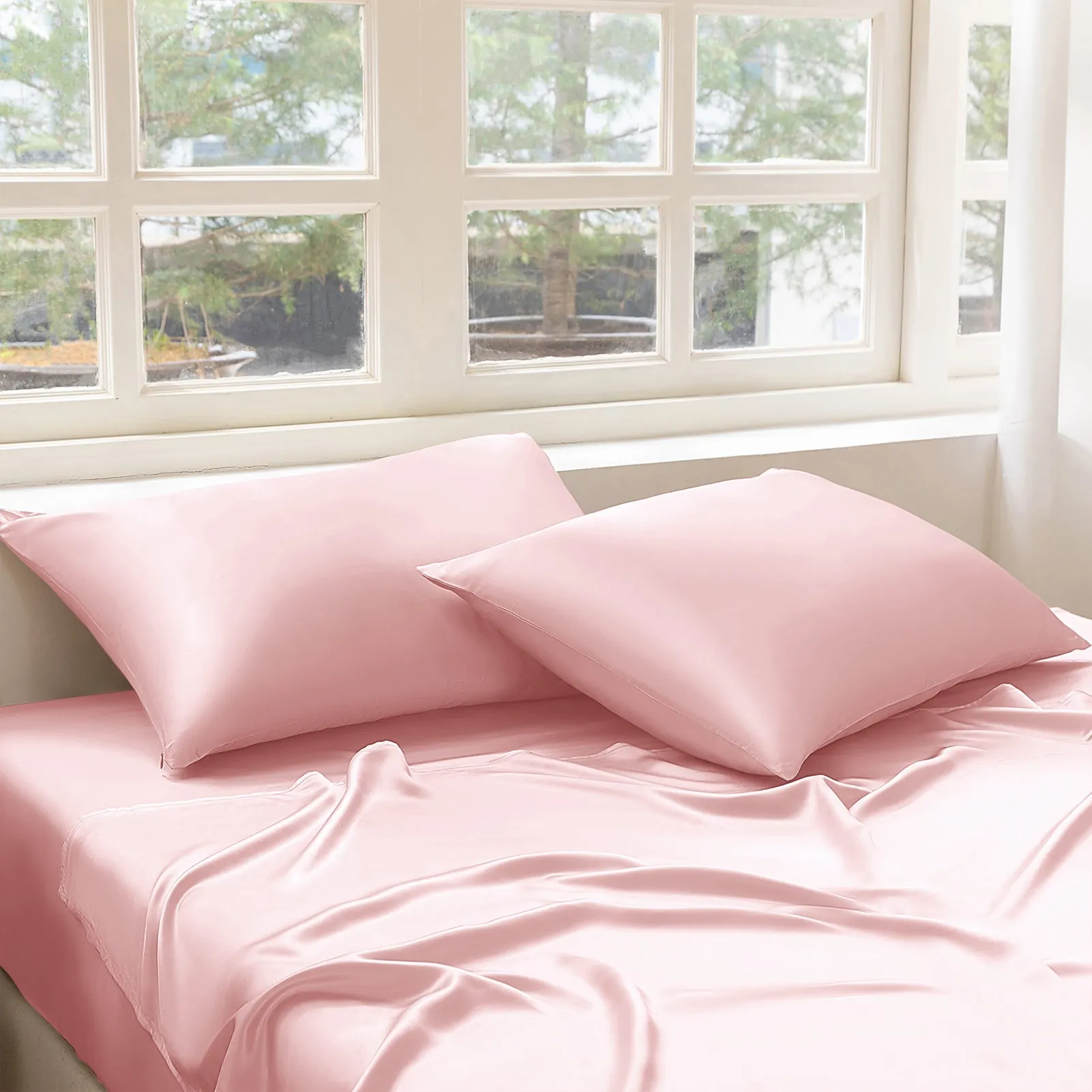 22 Momme Silk Fitted Sheet Set