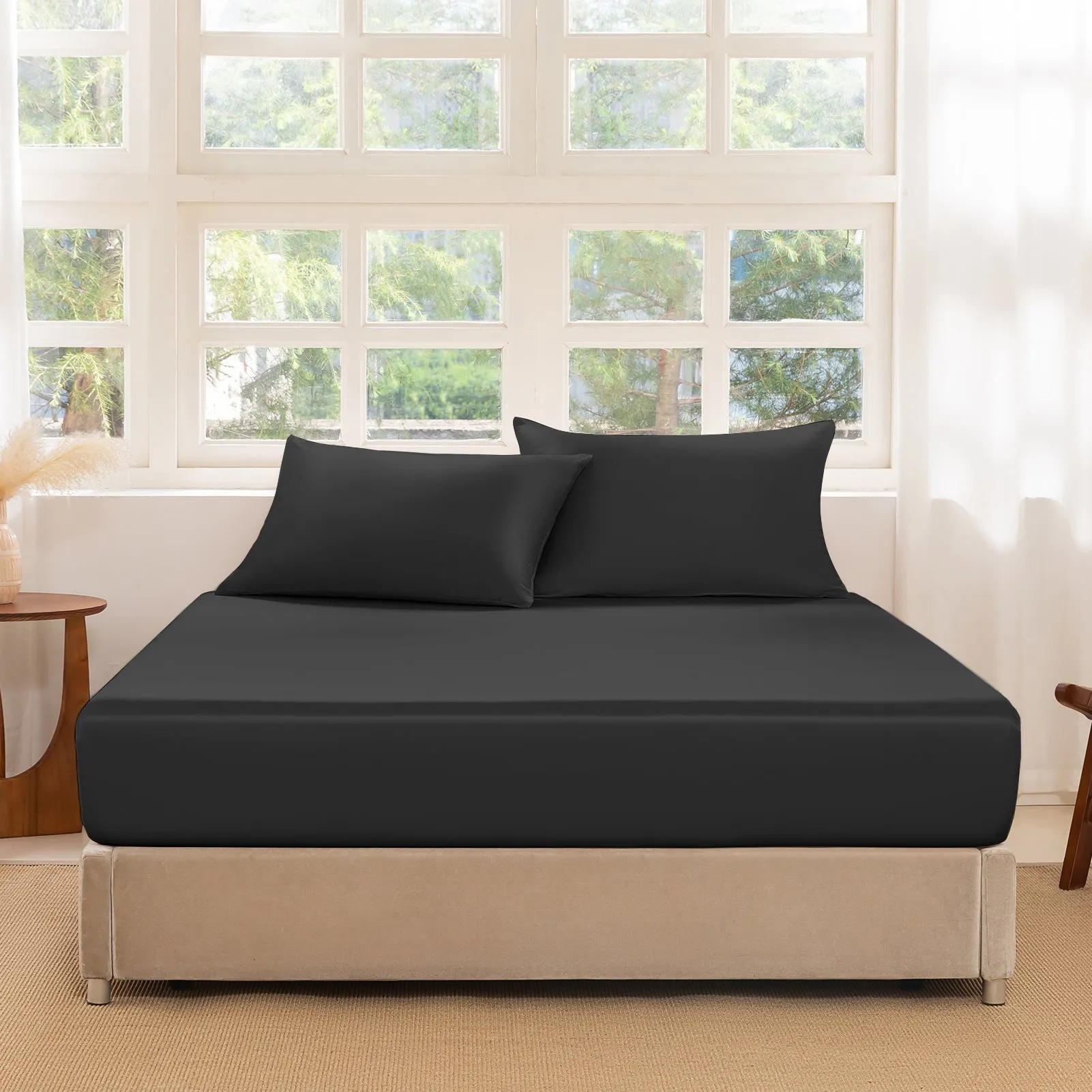 22 Momme Silk Fitted Sheet Set