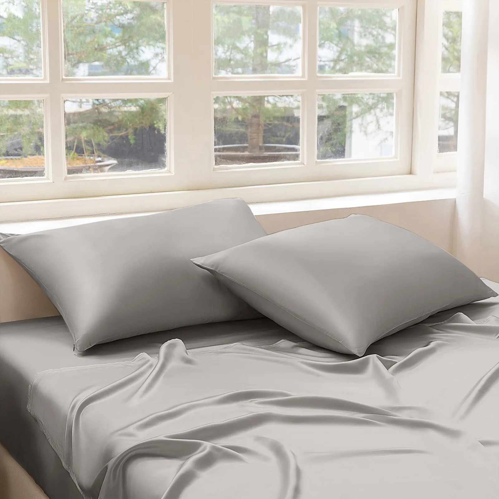 22 Momme Silk Fitted Sheet Set