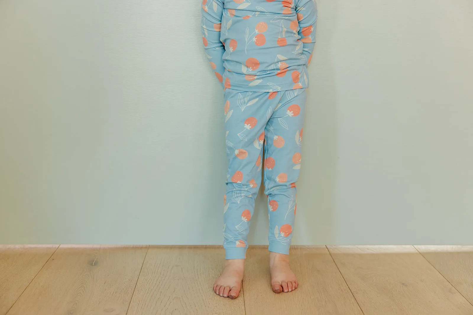 2pc Long Sleeve Pajama Set - Clementine