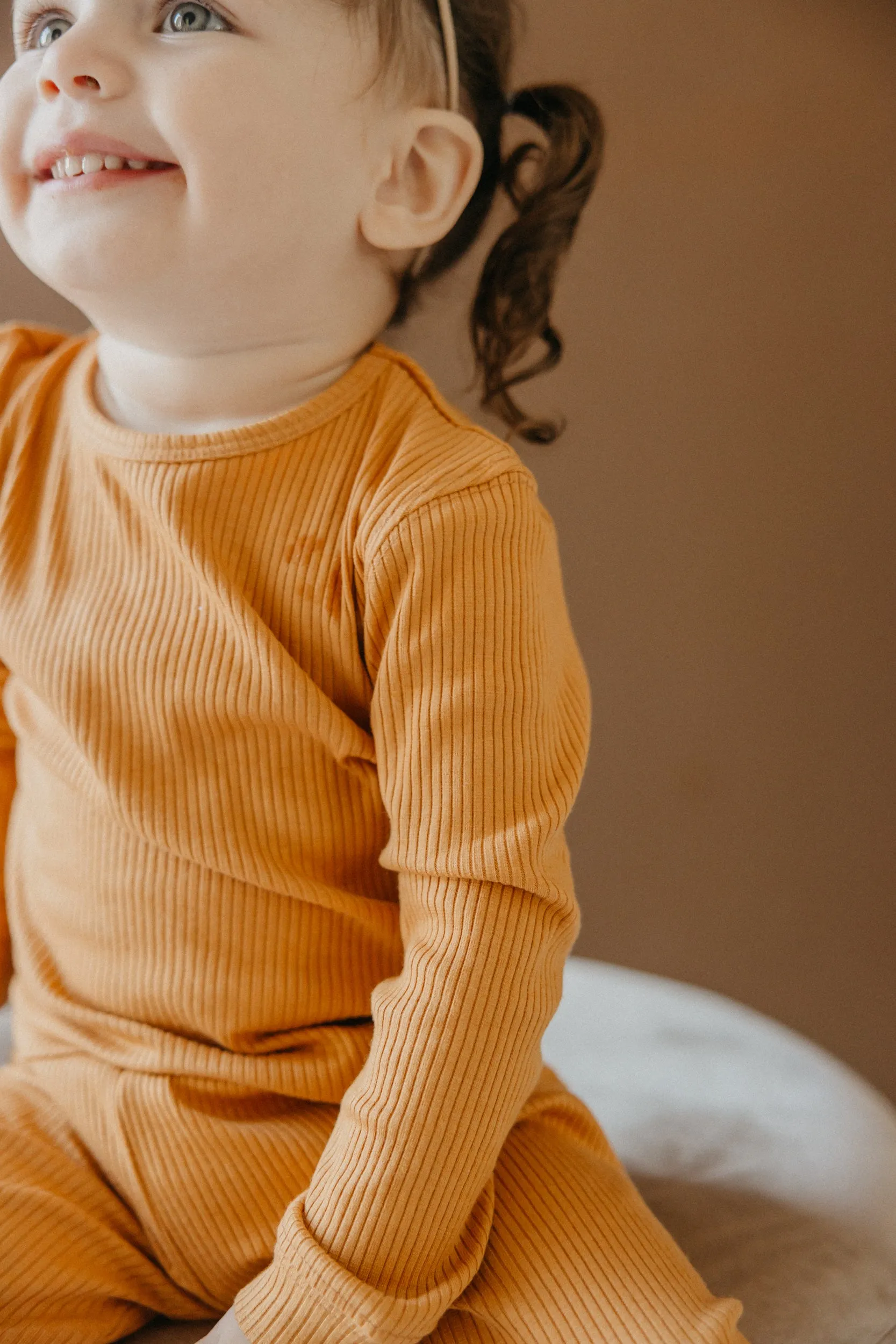2pc Rib Knit Long Sleeve Pajama Set - Dolce