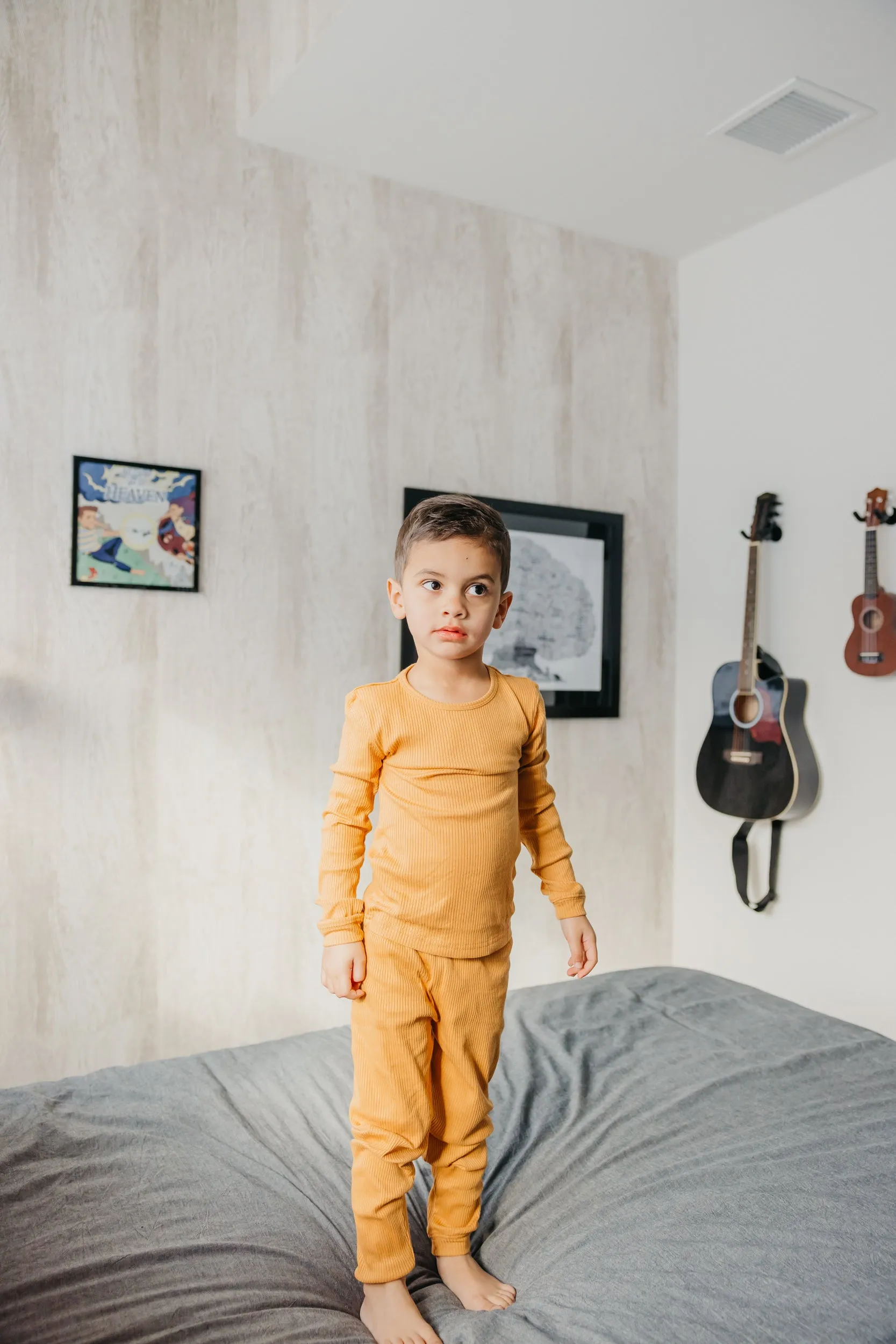 2pc Rib Knit Long Sleeve Pajama Set - Dolce
