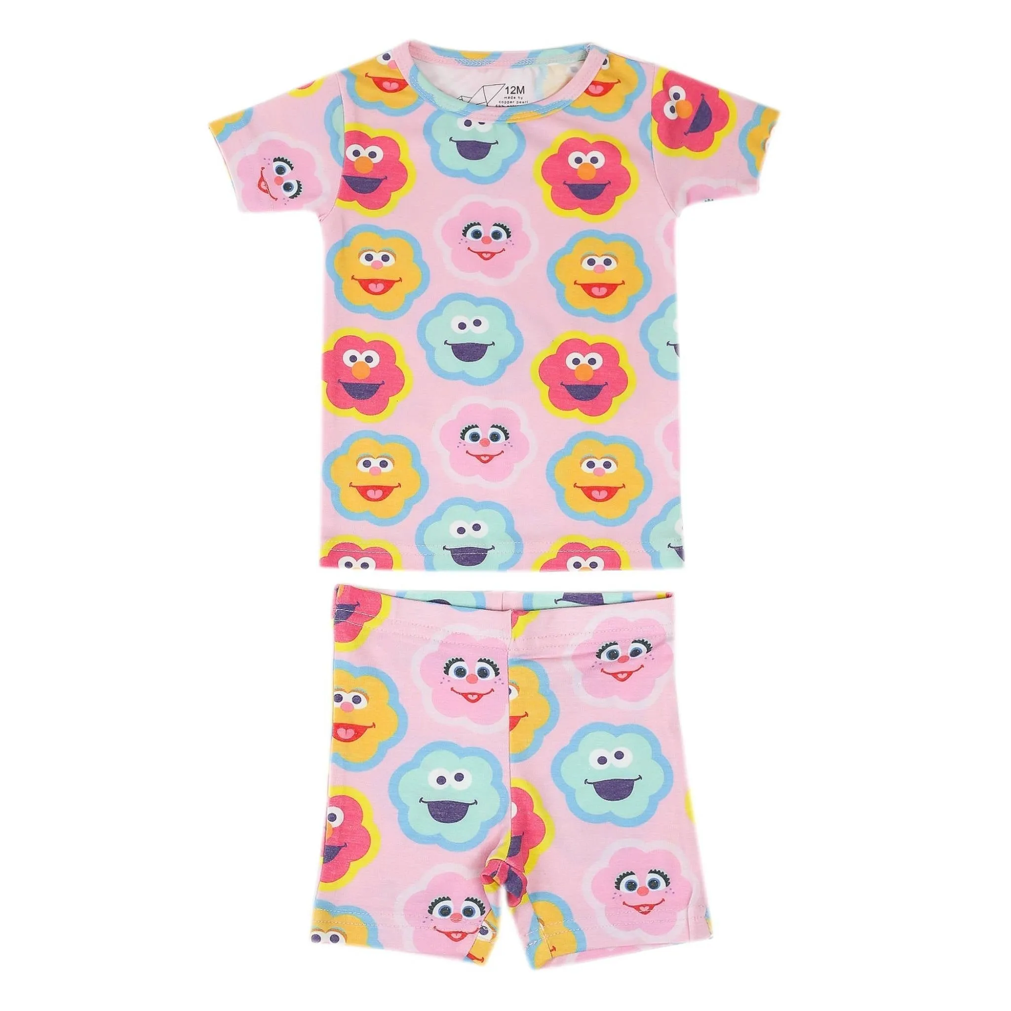 2pc Short Sleeve Pajama Set - Abby and Pals