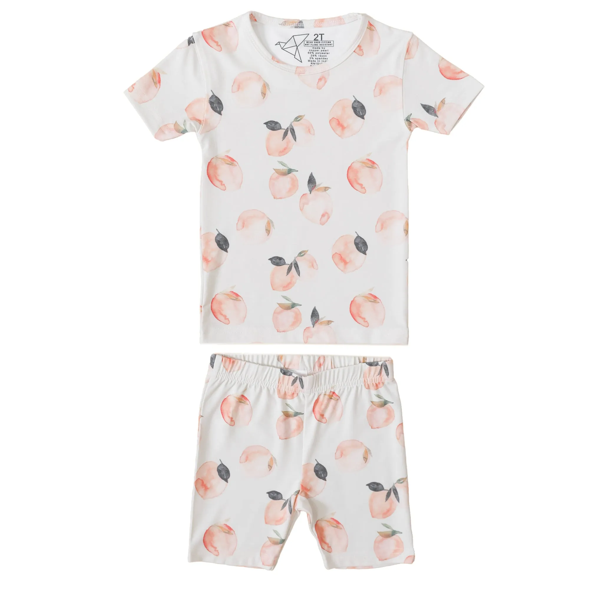 2pc Short Sleeve Pajama Set - Caroline