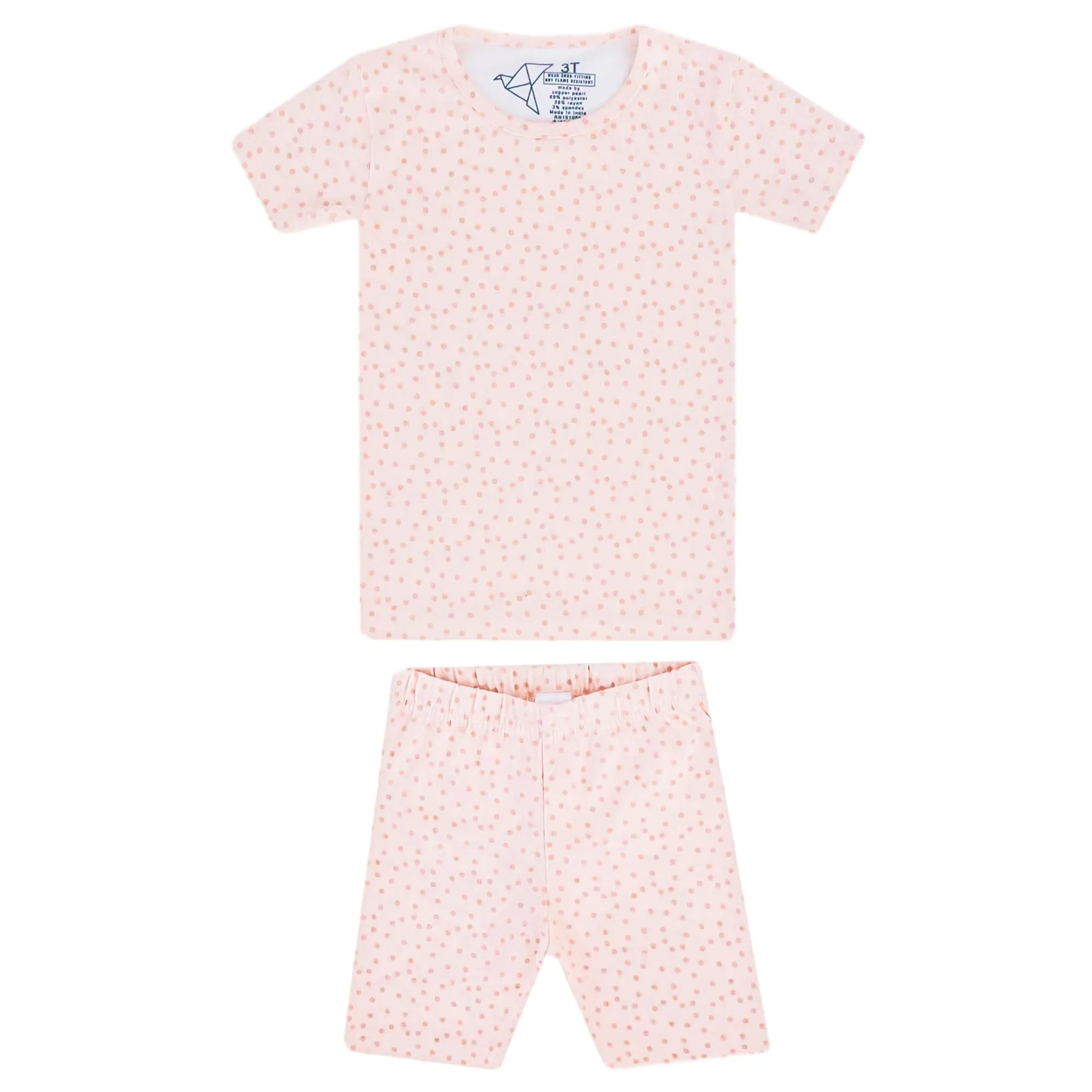 2pc Short Sleeve Pajama Set - Dottie