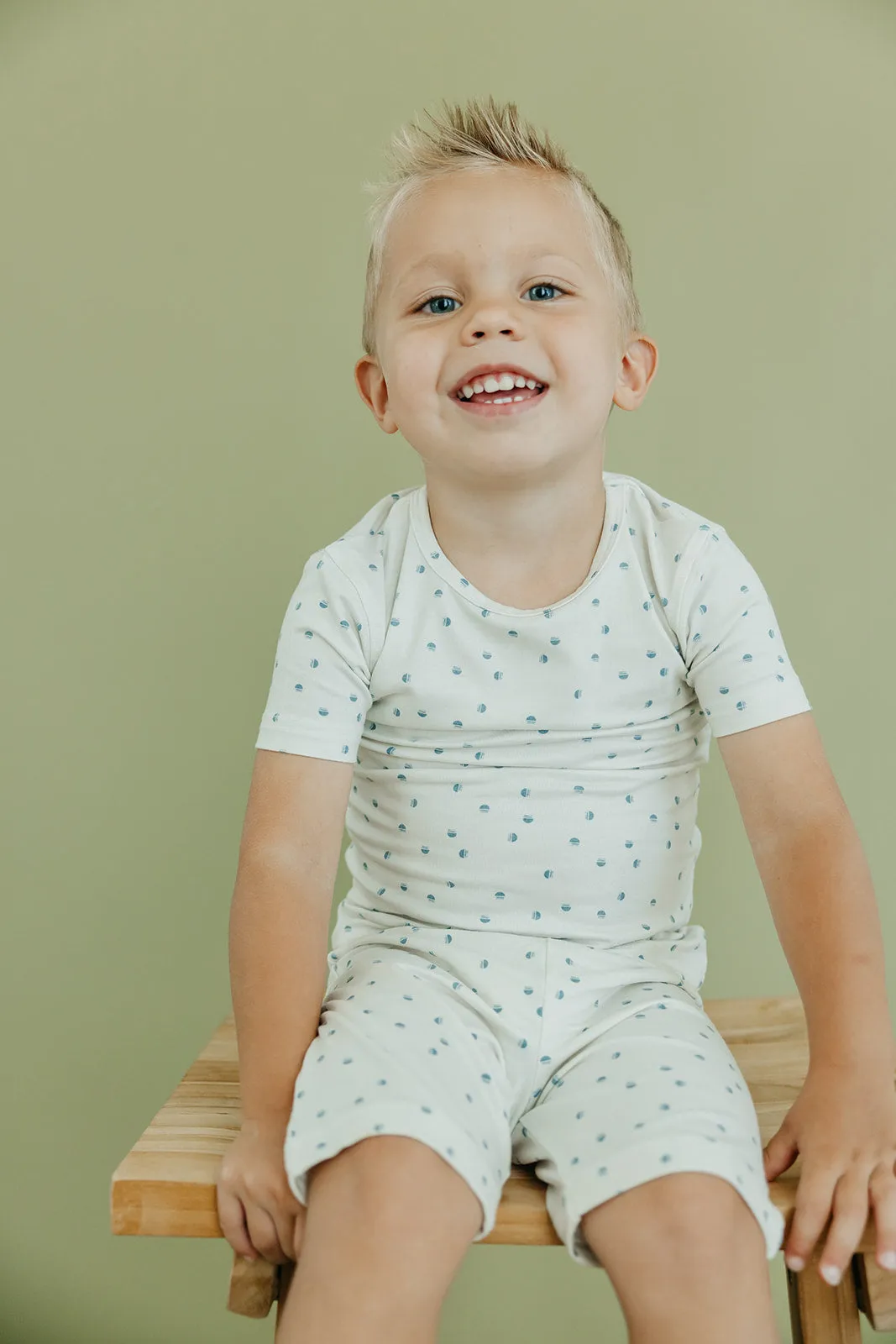2pc Short Sleeve Pajama Set - Haze