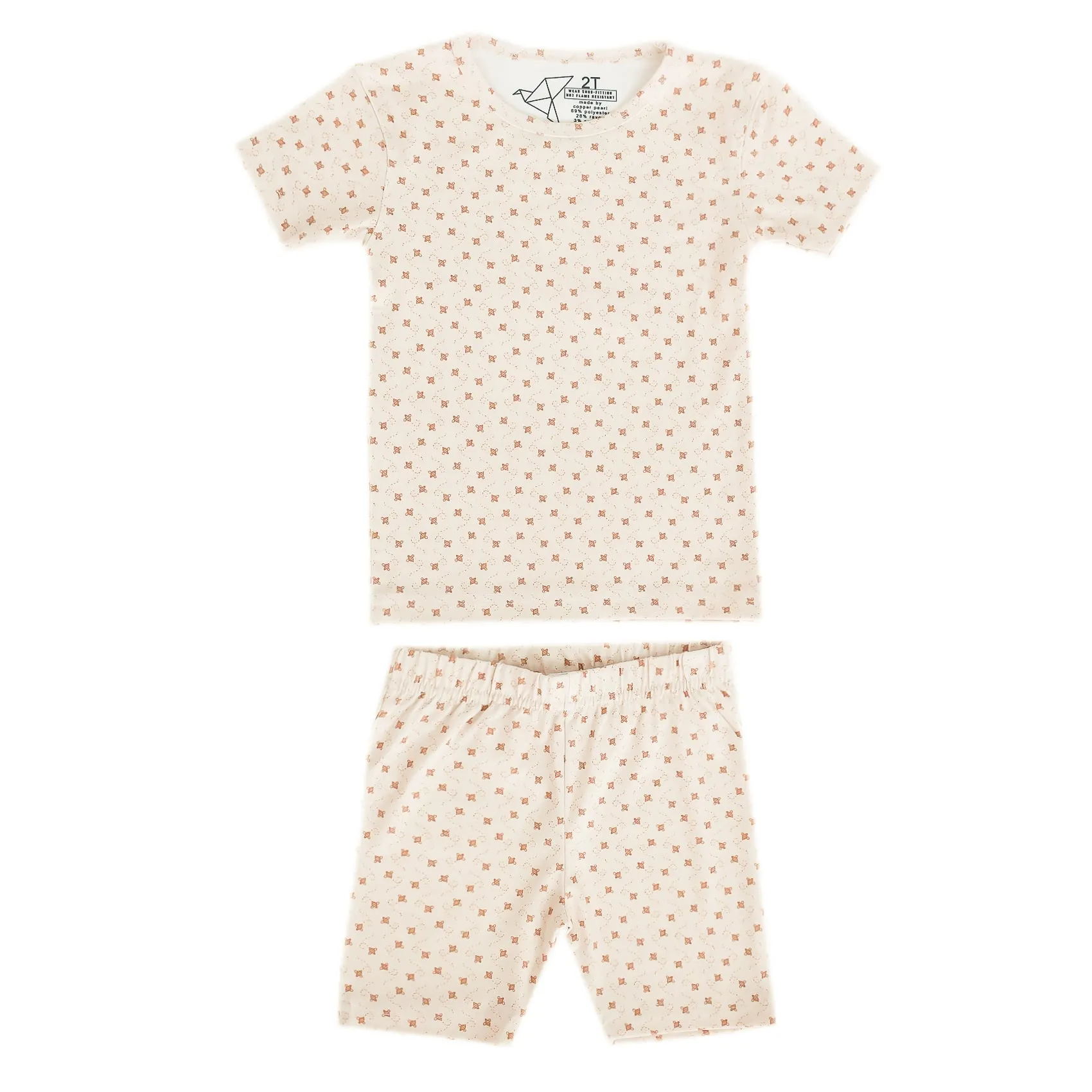 2pc Short Sleeve Pajama Set - Hunnie