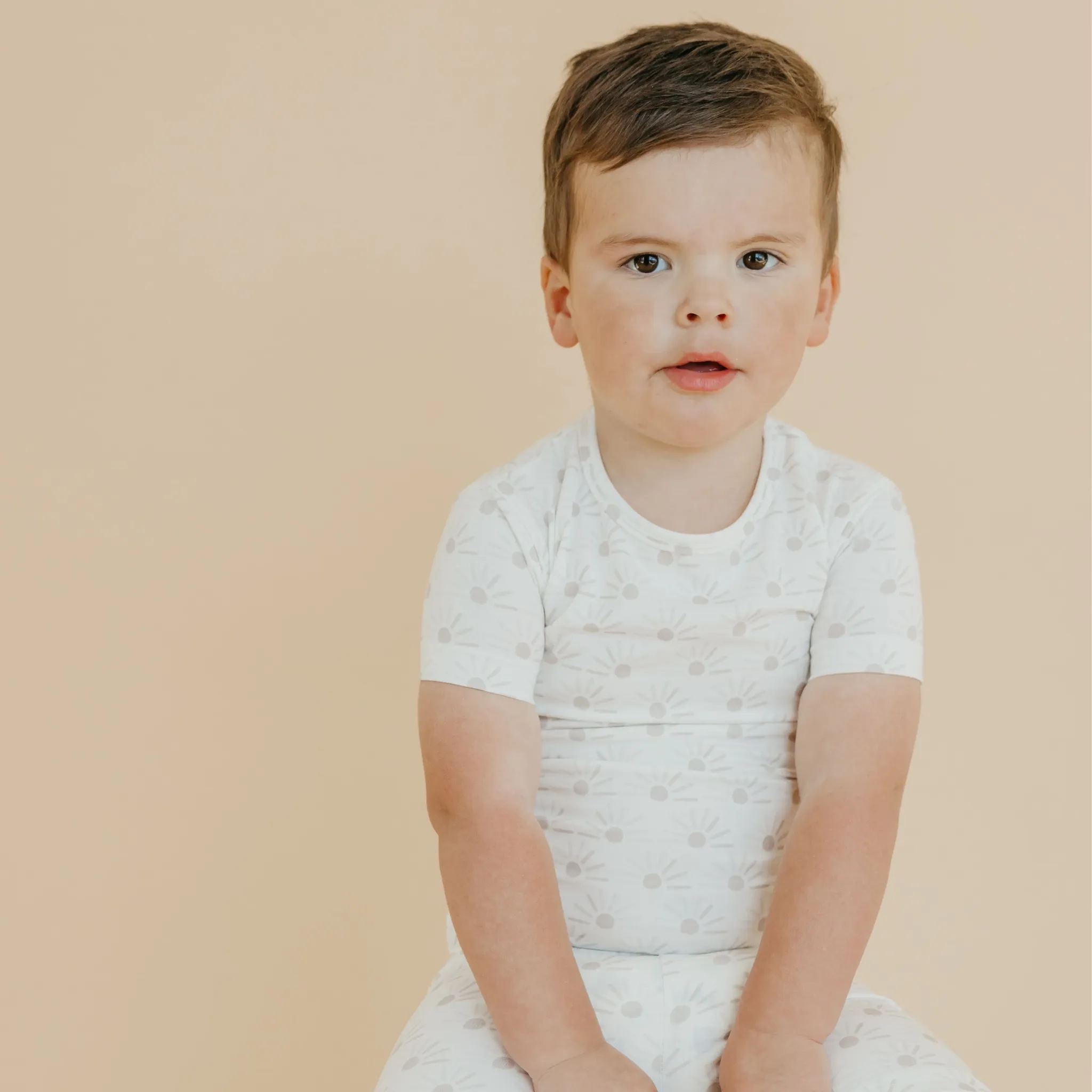 2pc Short Sleeve Pajama Set - Shine