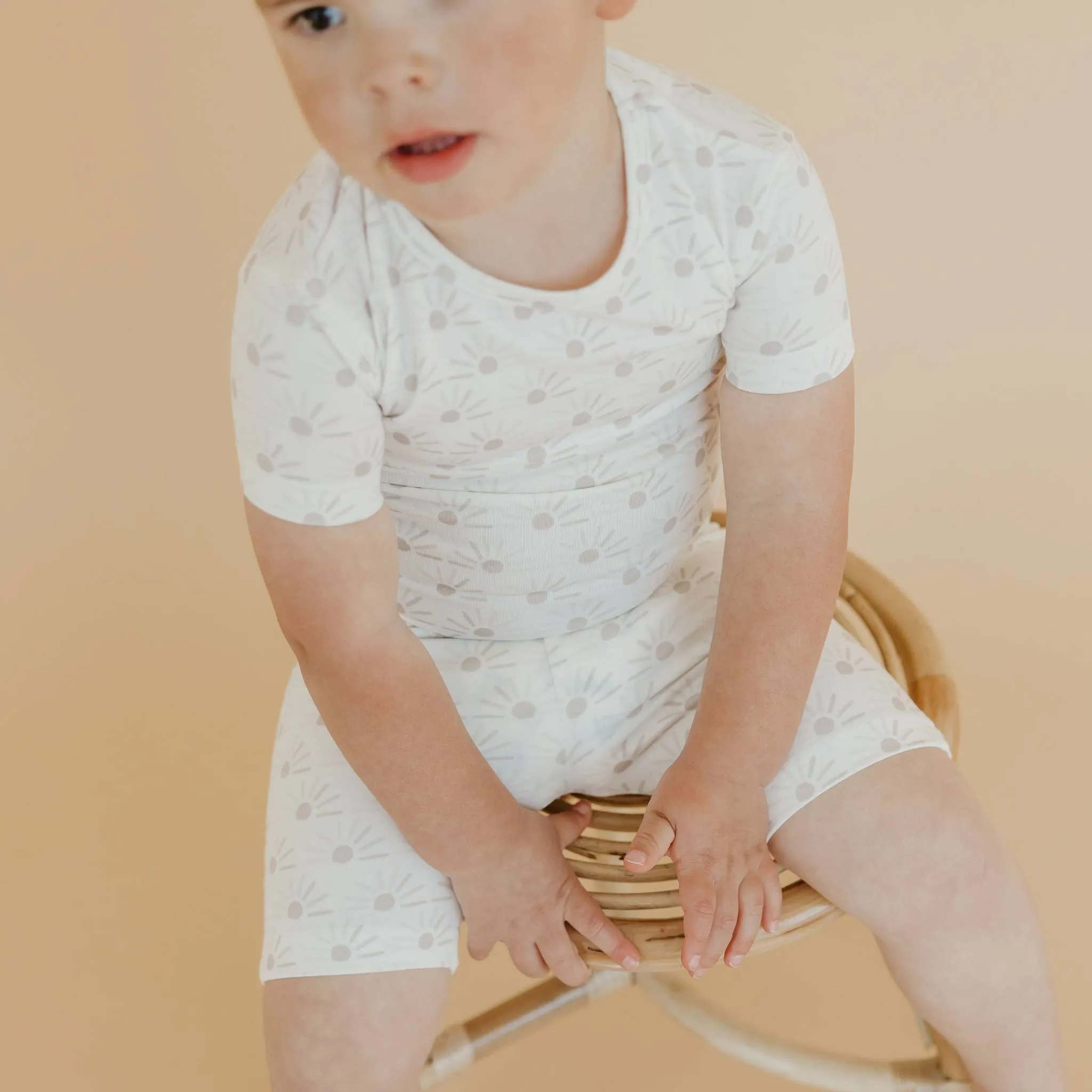 2pc Short Sleeve Pajama Set - Shine