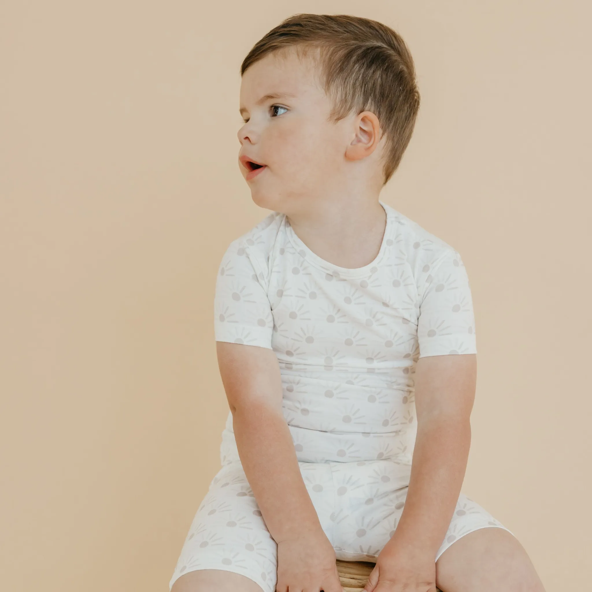 2pc Short Sleeve Pajama Set - Shine