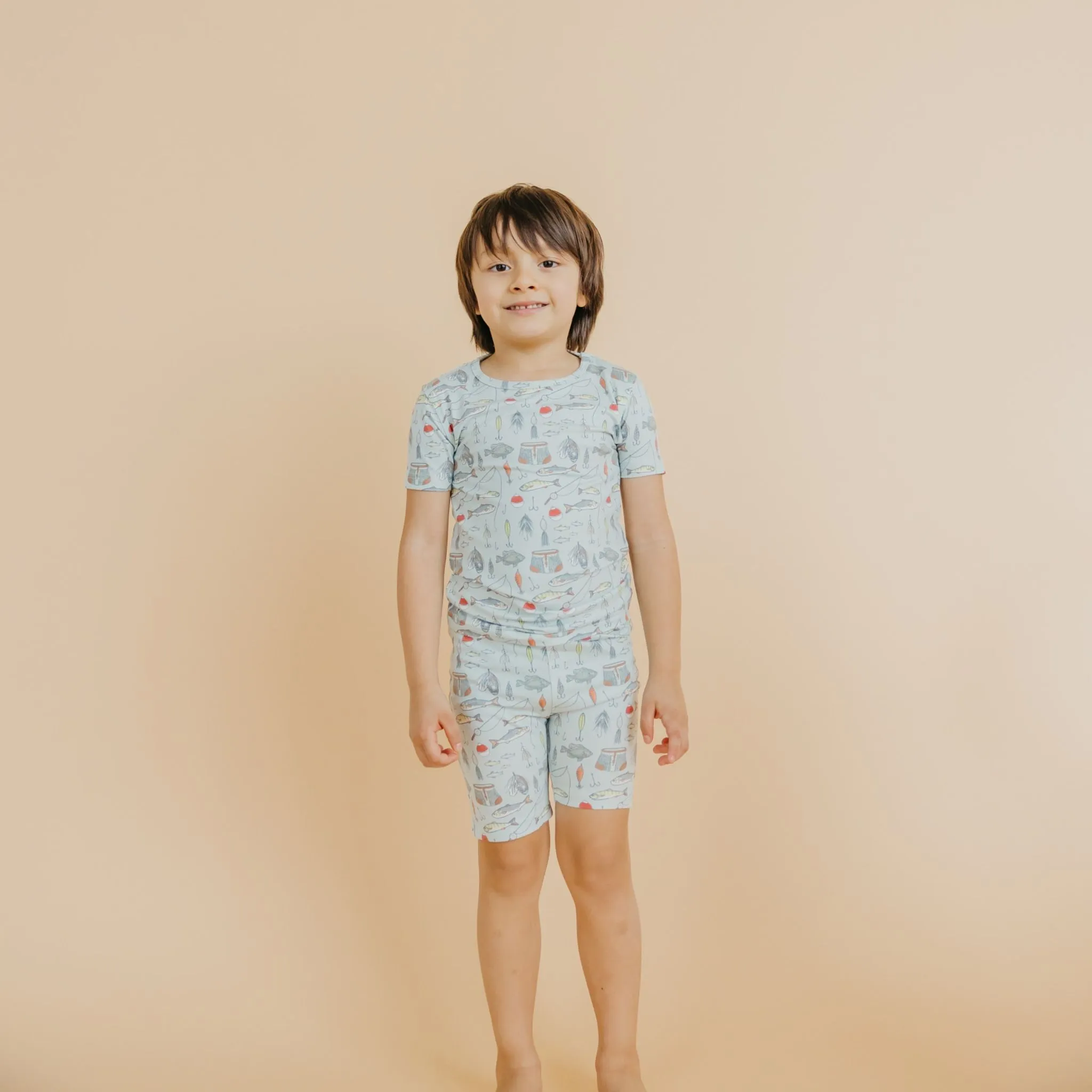 2pc Short Sleeve Pajama Set - Trout