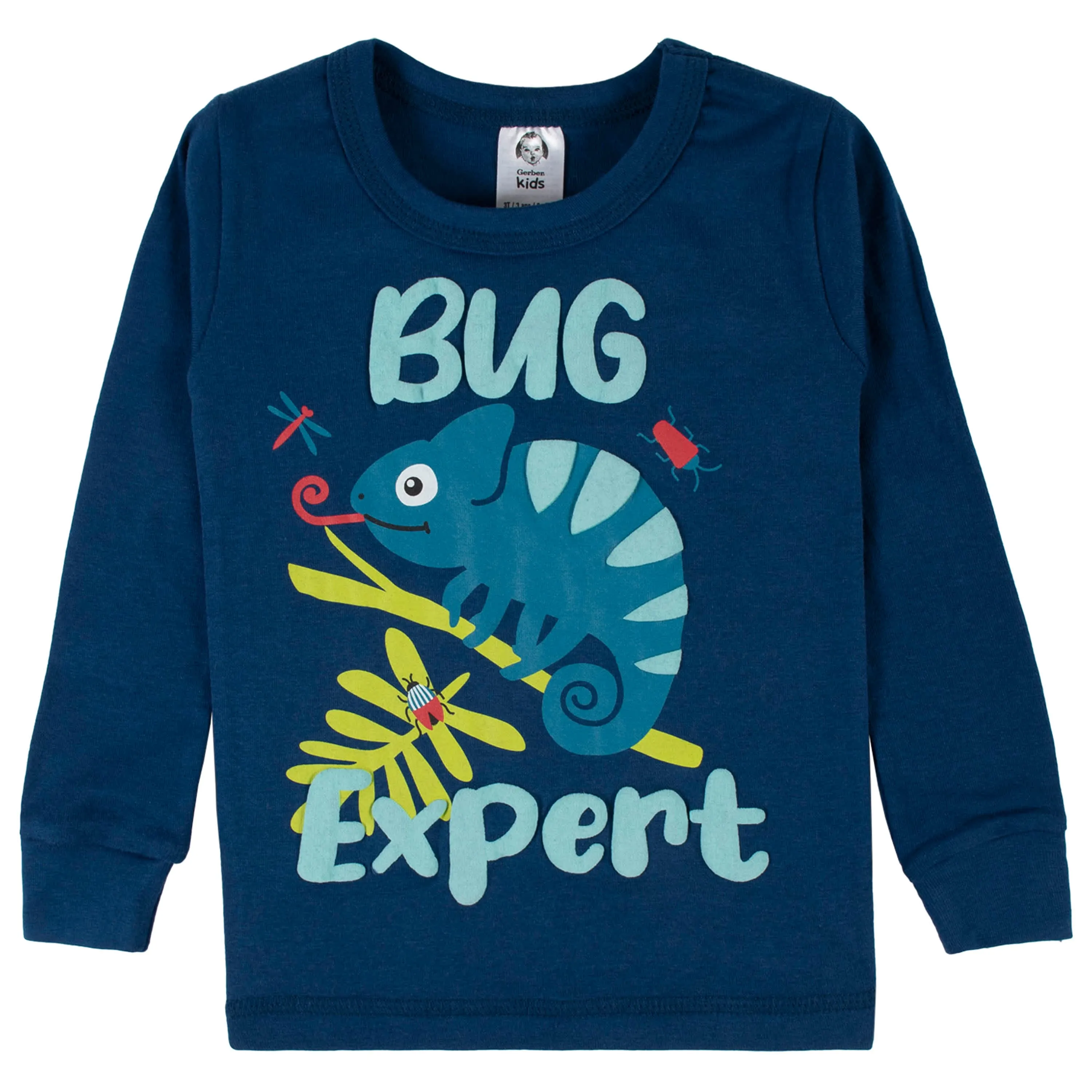 4-Piece Infant & Toddler Boys Bug Expert Snug Fit Cotton Pajamas