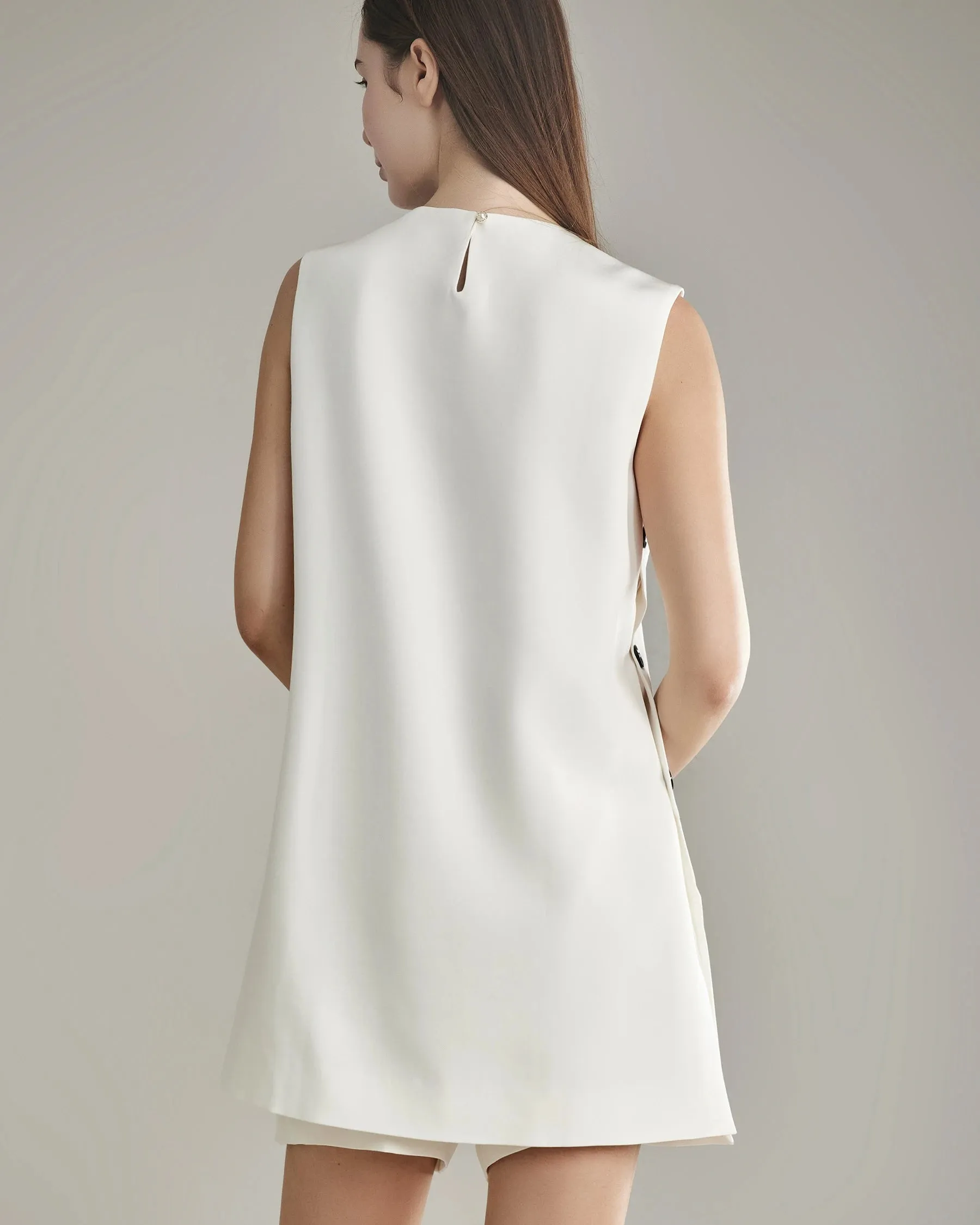40 Momme Silk Tank Mini Dress and Shorts Set