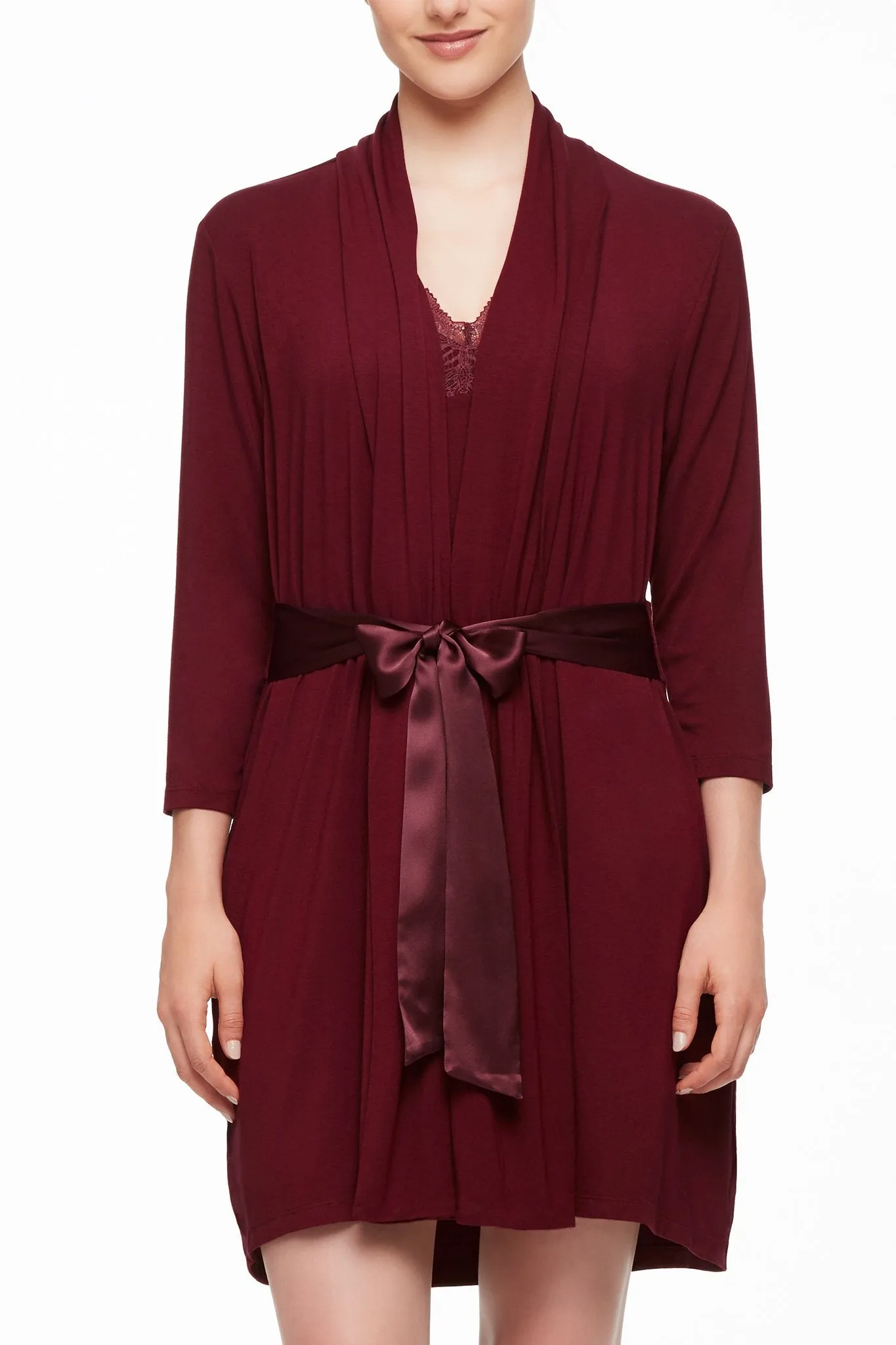 620 Modal Short Morning Robe