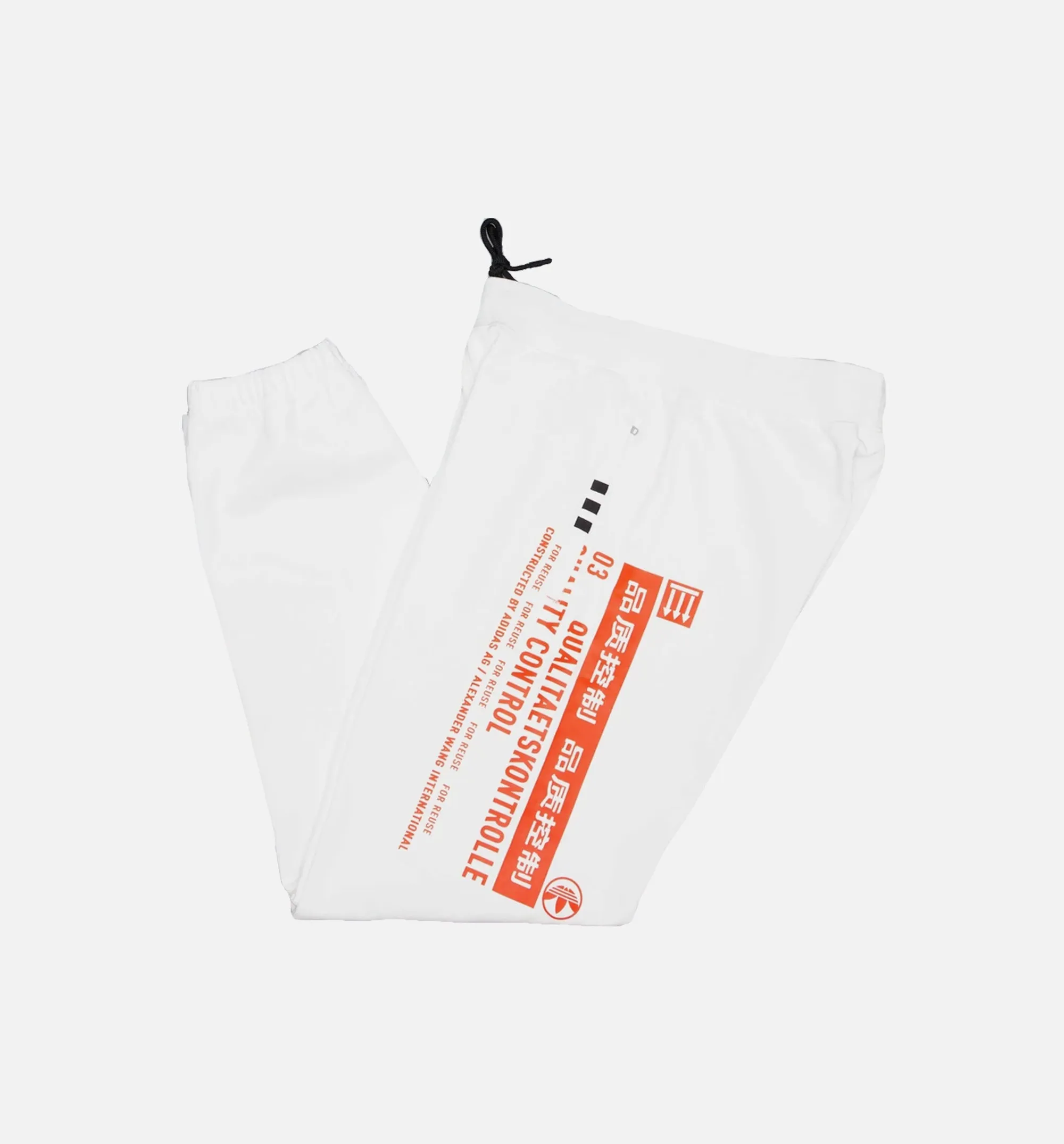 adidas Original by Alexander Wang Graphic Mens Jogger Pants - White/Red