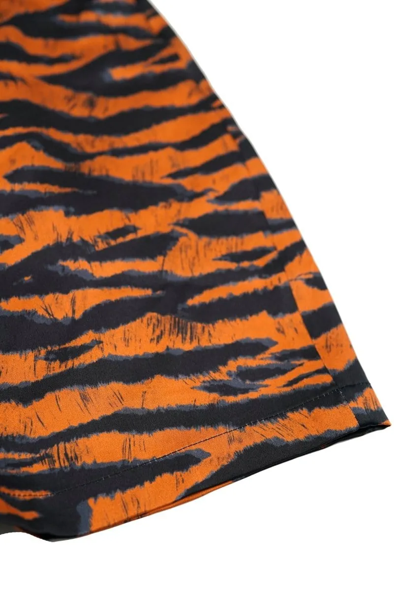 Agent Provocateur tiger pajamas short in brown size 6  ASL6118