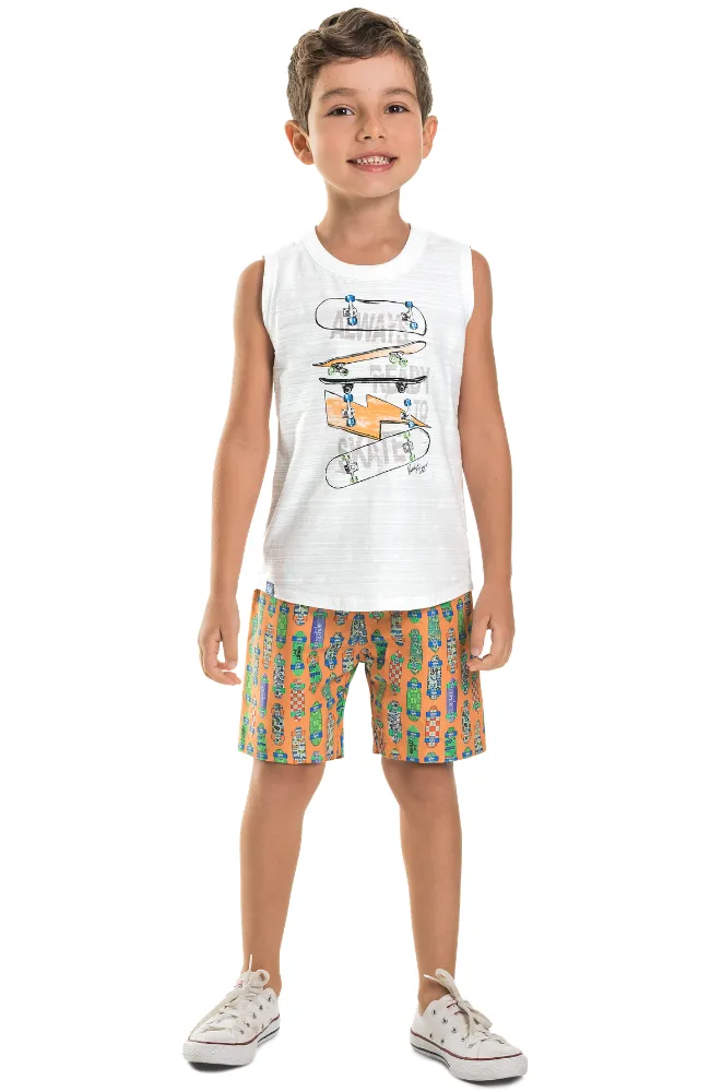 Always Ready to Skate Tee & Microfiber Shorts