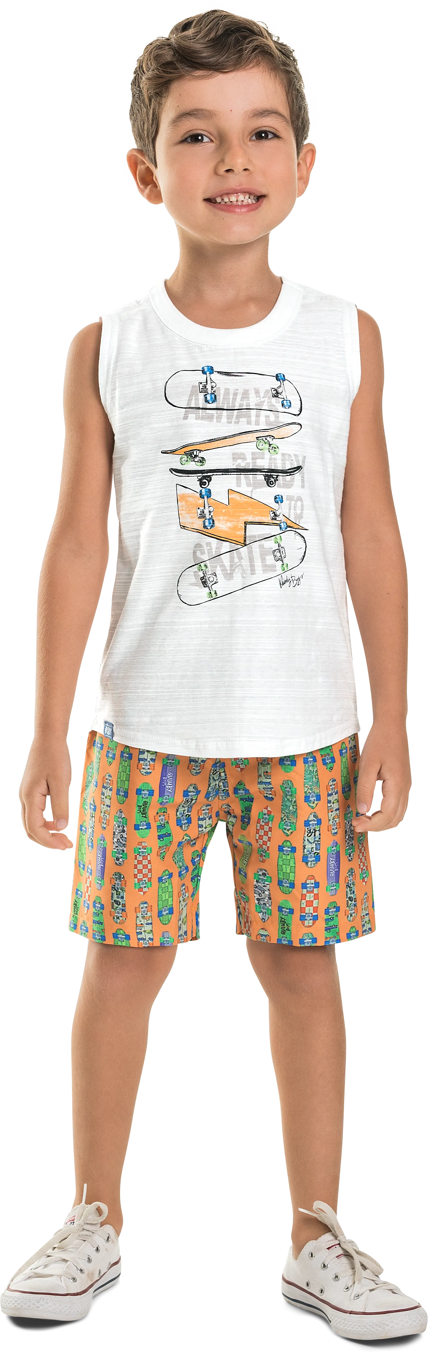 Always Ready to Skate Tee & Microfiber Shorts