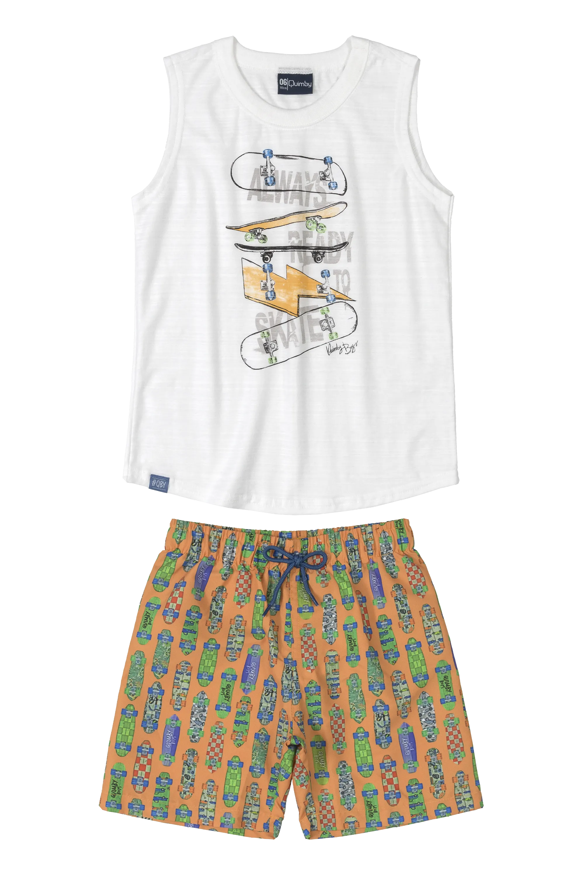 Always Ready to Skate Tee & Microfiber Shorts