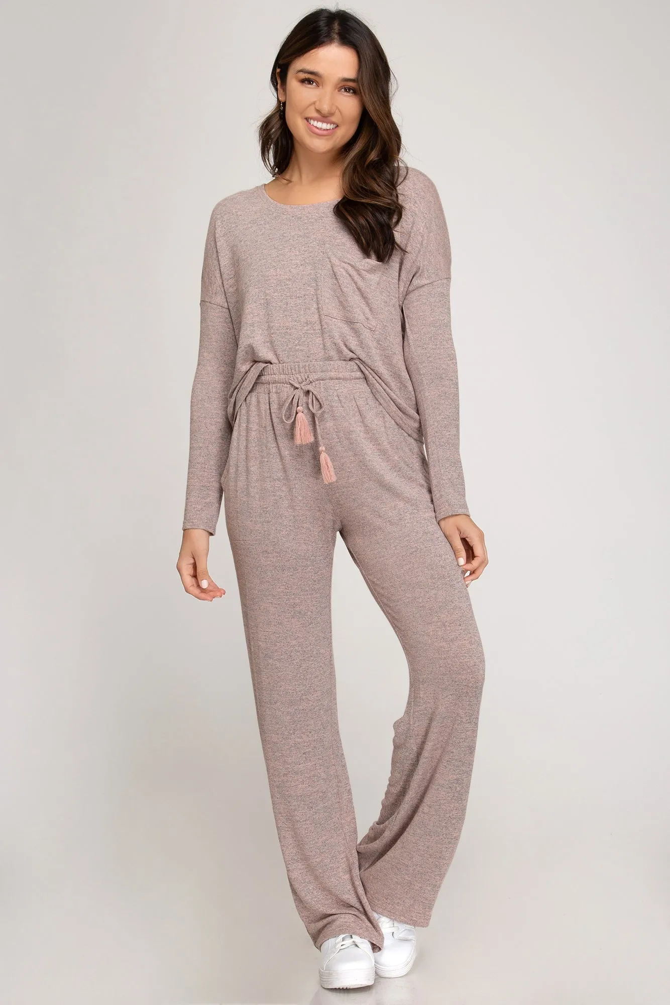 Amara Lounge Pants - Misty Rose [S-L]