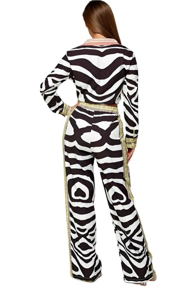 Animal Print Pants