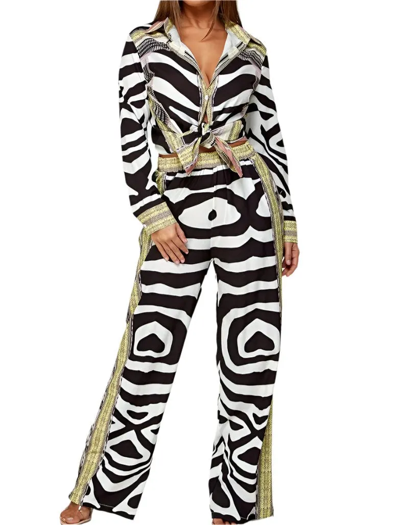 Animal Print Pants