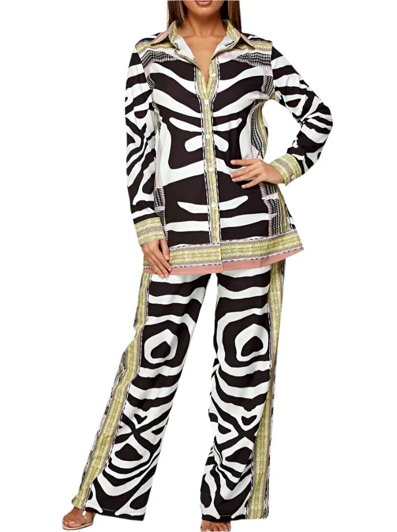 Animal Print Pants