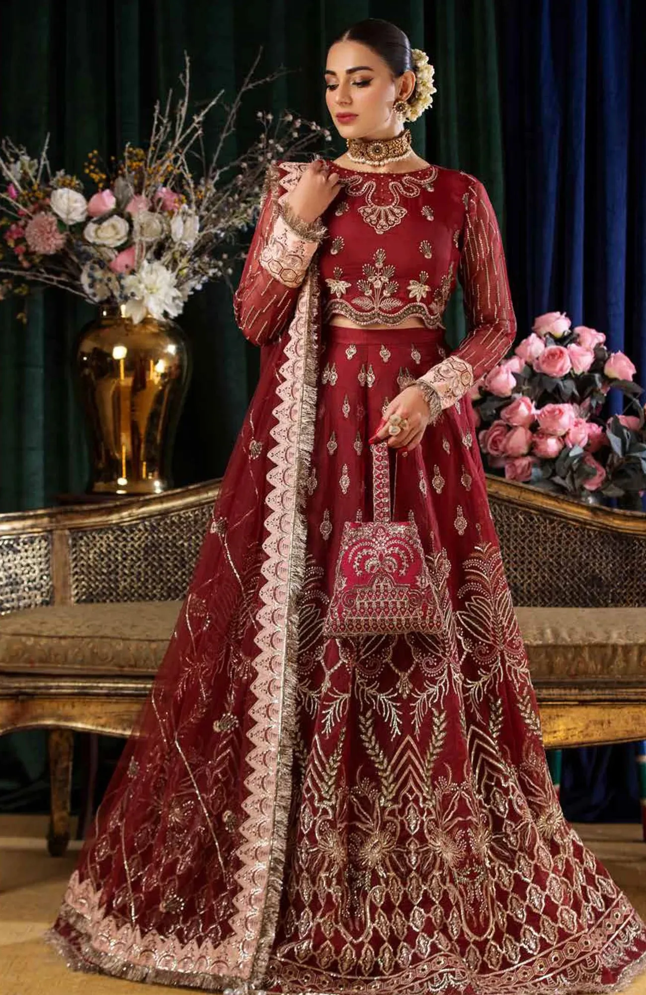 AROHA LUXURY FORMALS'24 BY RIAZ ARTS (NUREH) - UNSTITCHED WEDDING FORMAL COLLECTION 02