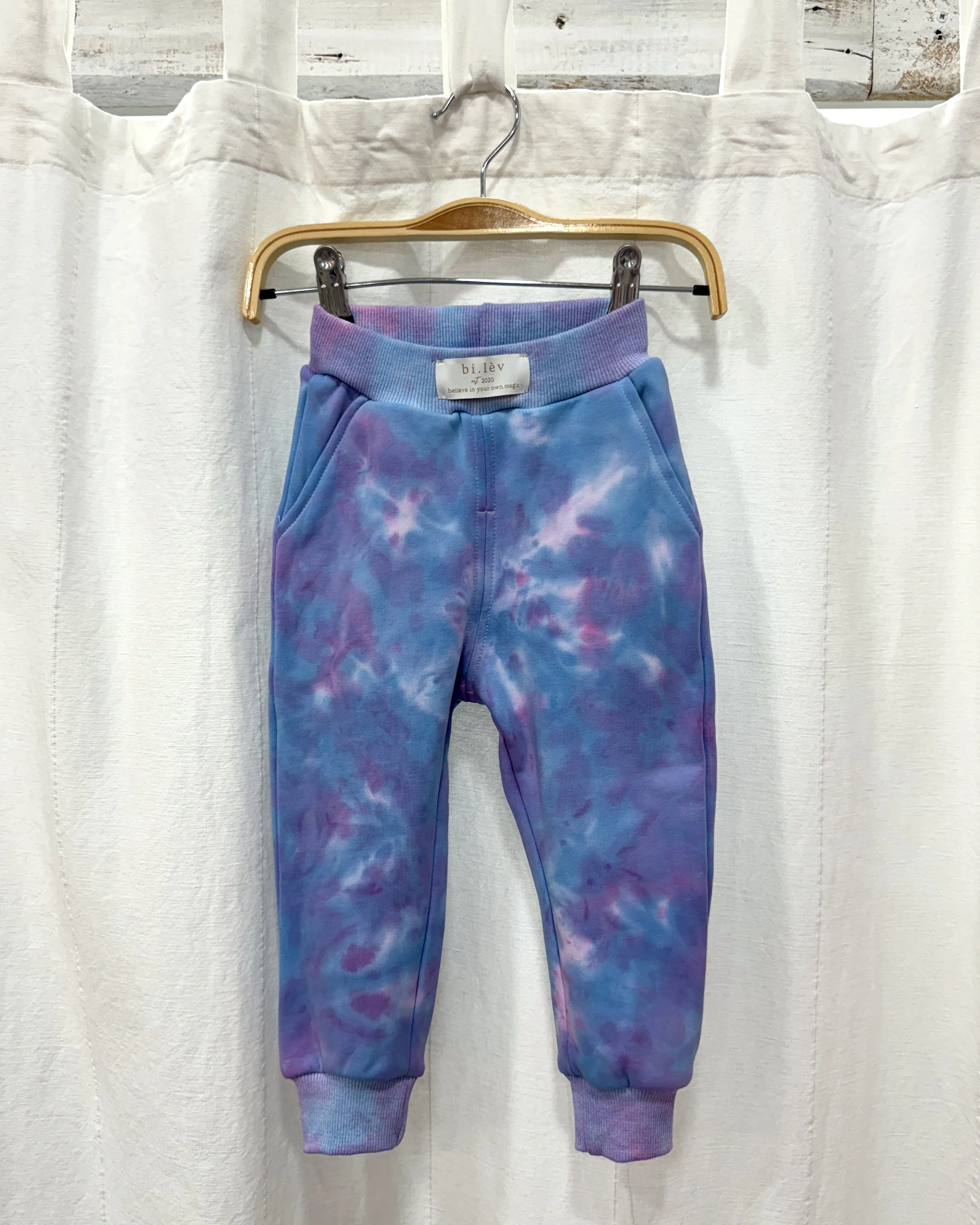 BABY & KIDS BL PINK N BLUE tie-dye jogger pants