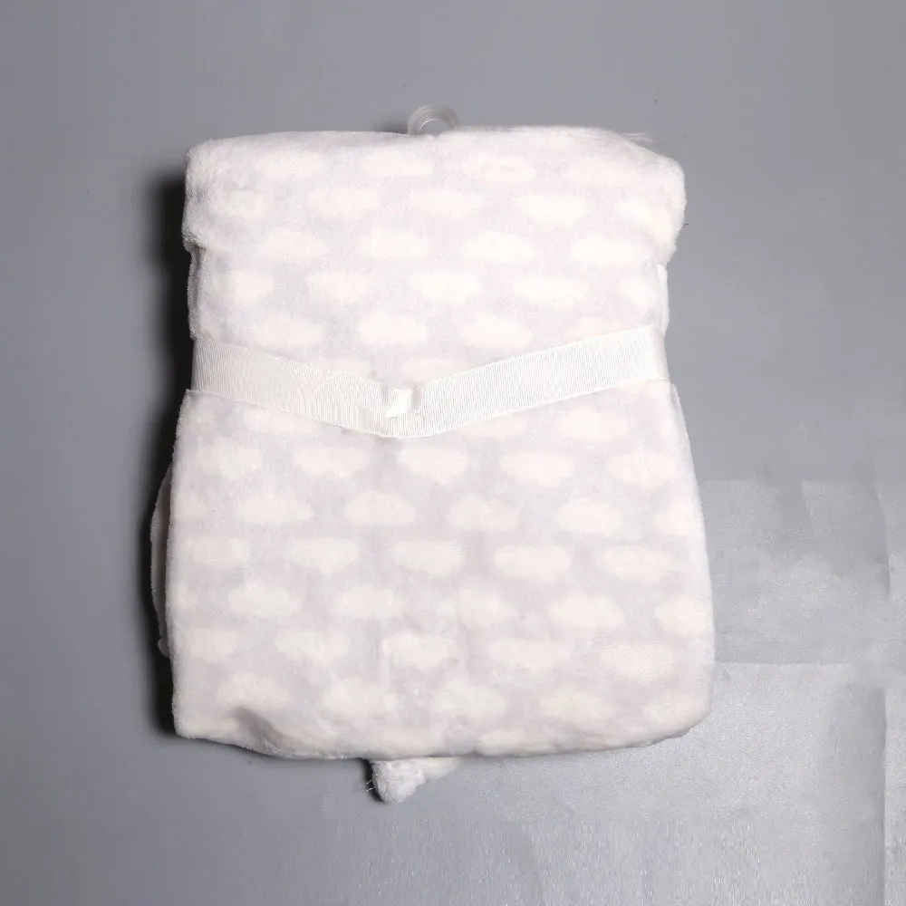 BABY FLEECE WRAPPING SHAWL HOODED IR MS-22 16506