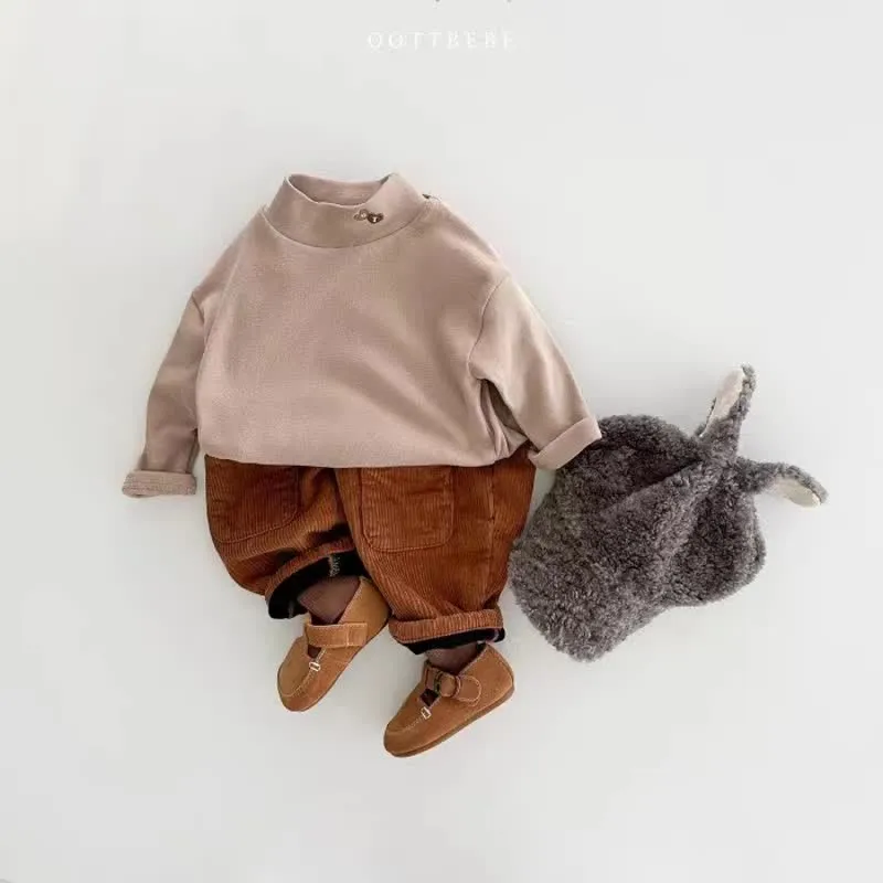 Baby Patch Fleece Lined Corduroy Pants