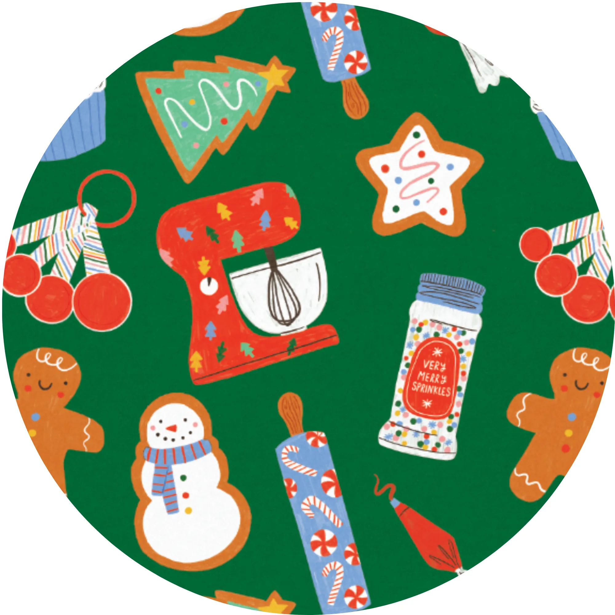 Baking Christmas Cheer Button-Down Kids Set