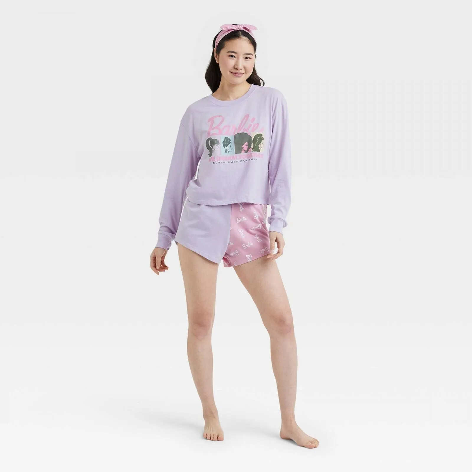 Barbie Women's Headband & Pajama Set