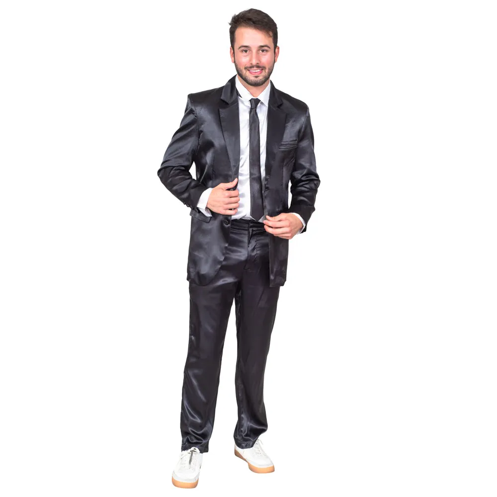 Barney The Legendary Pajama Suit Four Pieces Silk PJ Halloween Costume Cosplay