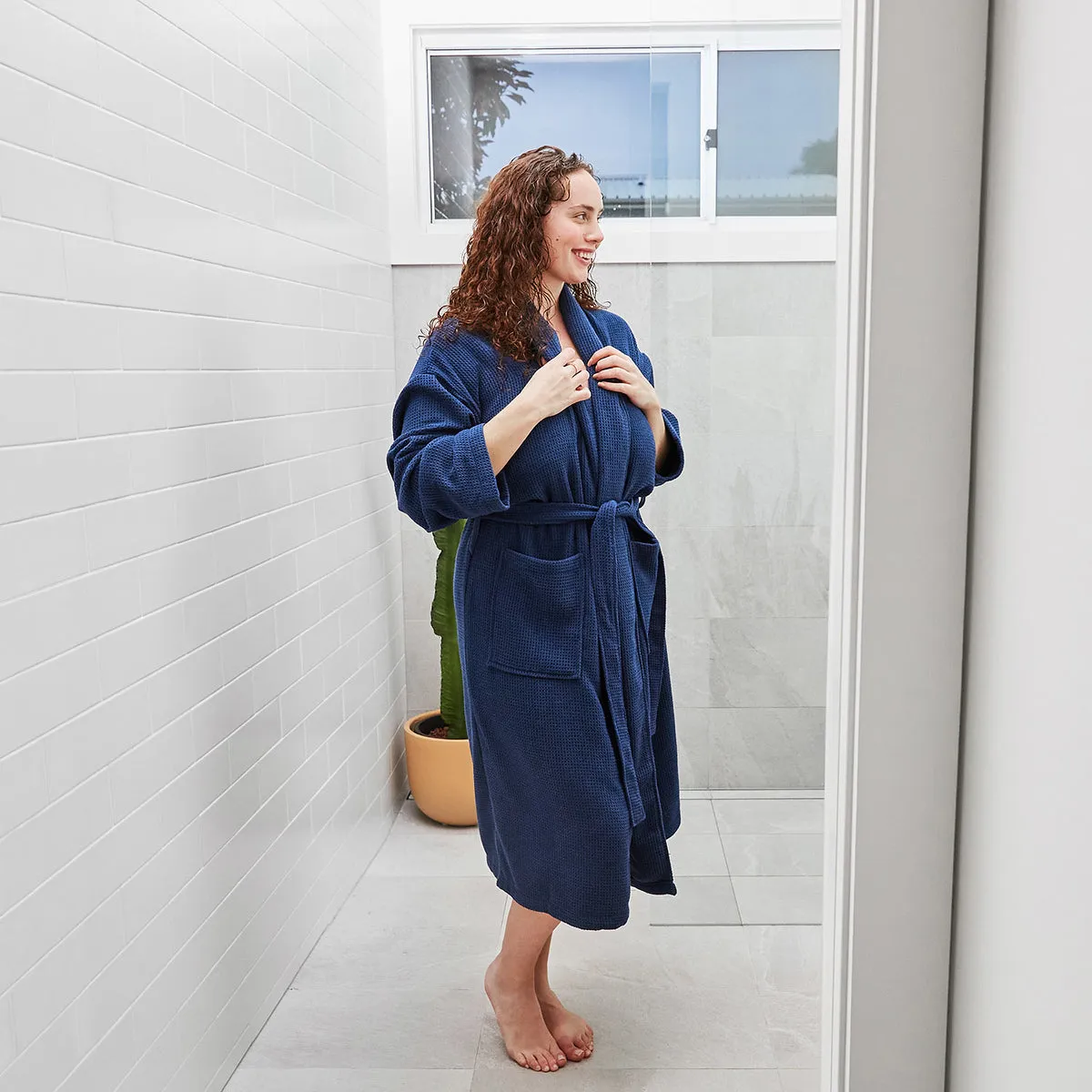 Bath Robe - Waffle Material