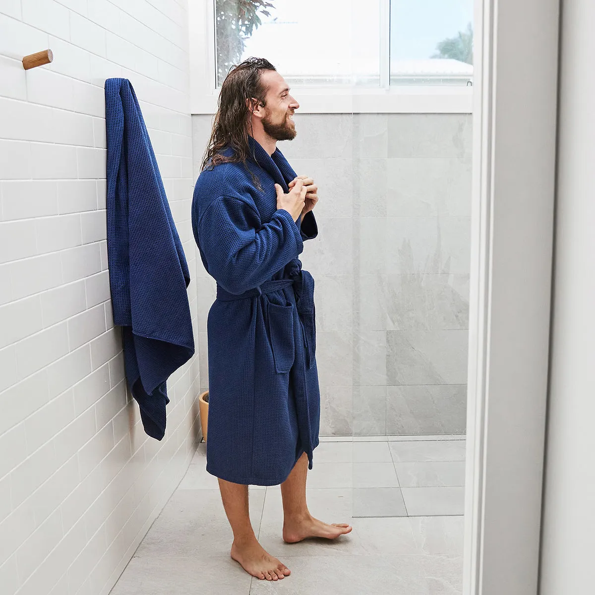 Bath Robe - Waffle Material