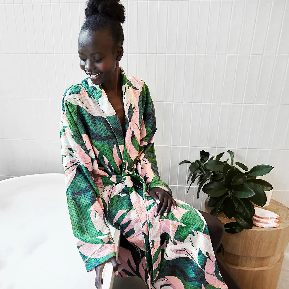Bath Robe - Waffle Material