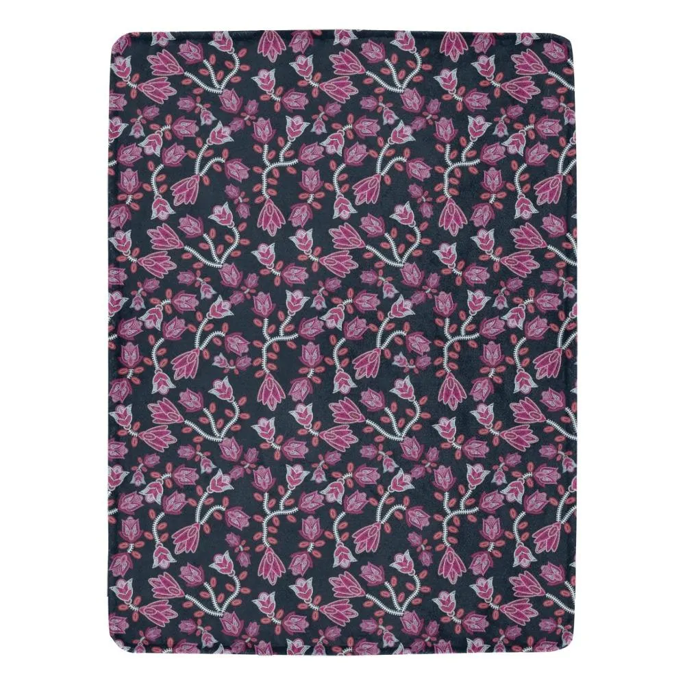 Beaded Pink Ultra-Soft Micro Fleece Blanket 60"x80"