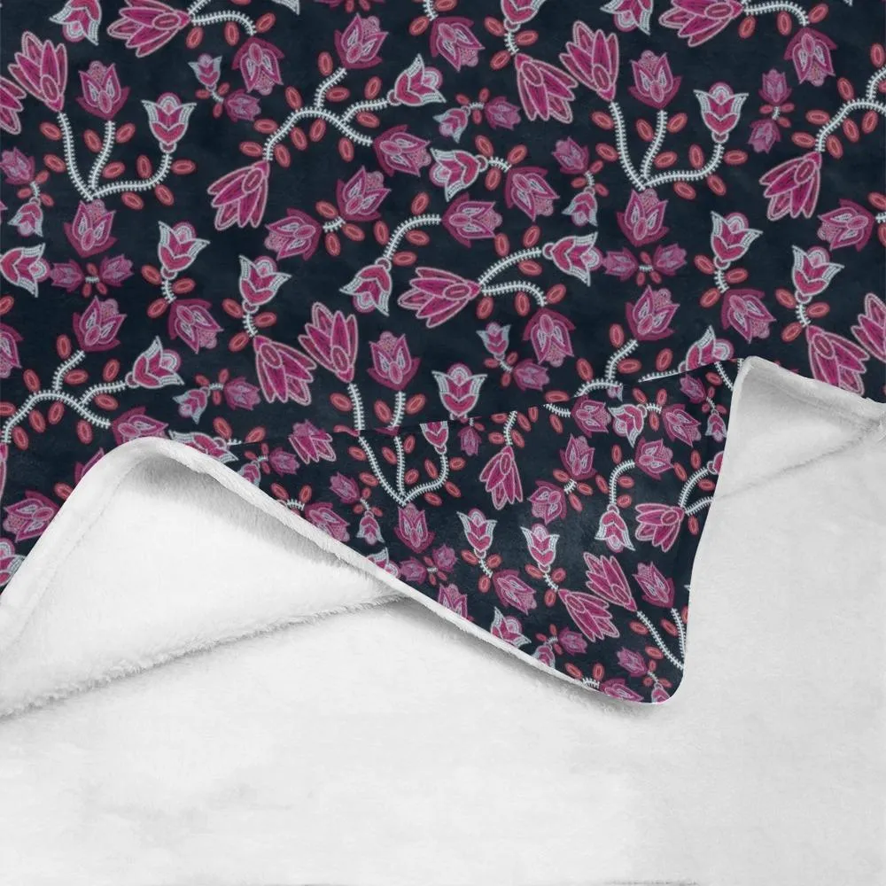 Beaded Pink Ultra-Soft Micro Fleece Blanket 60"x80"