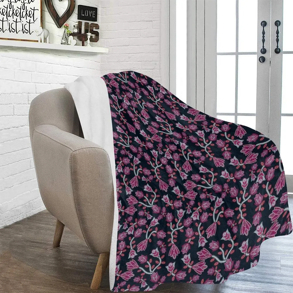 Beaded Pink Ultra-Soft Micro Fleece Blanket 60"x80"