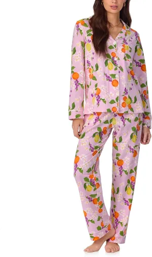 BedHead Pajamas Women's Long Sleeve Cotton Knit Classic Pajama Set