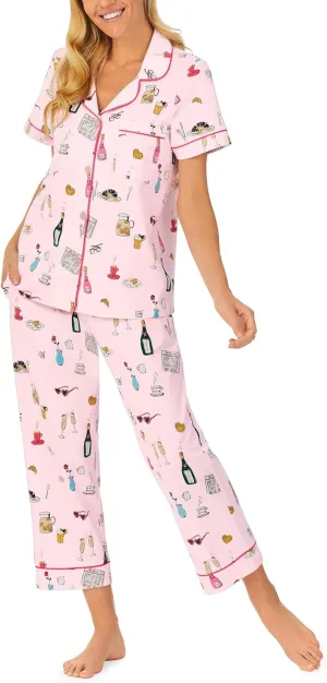 BedHead PJs Short Sleeve Classic Cropped PJ Set